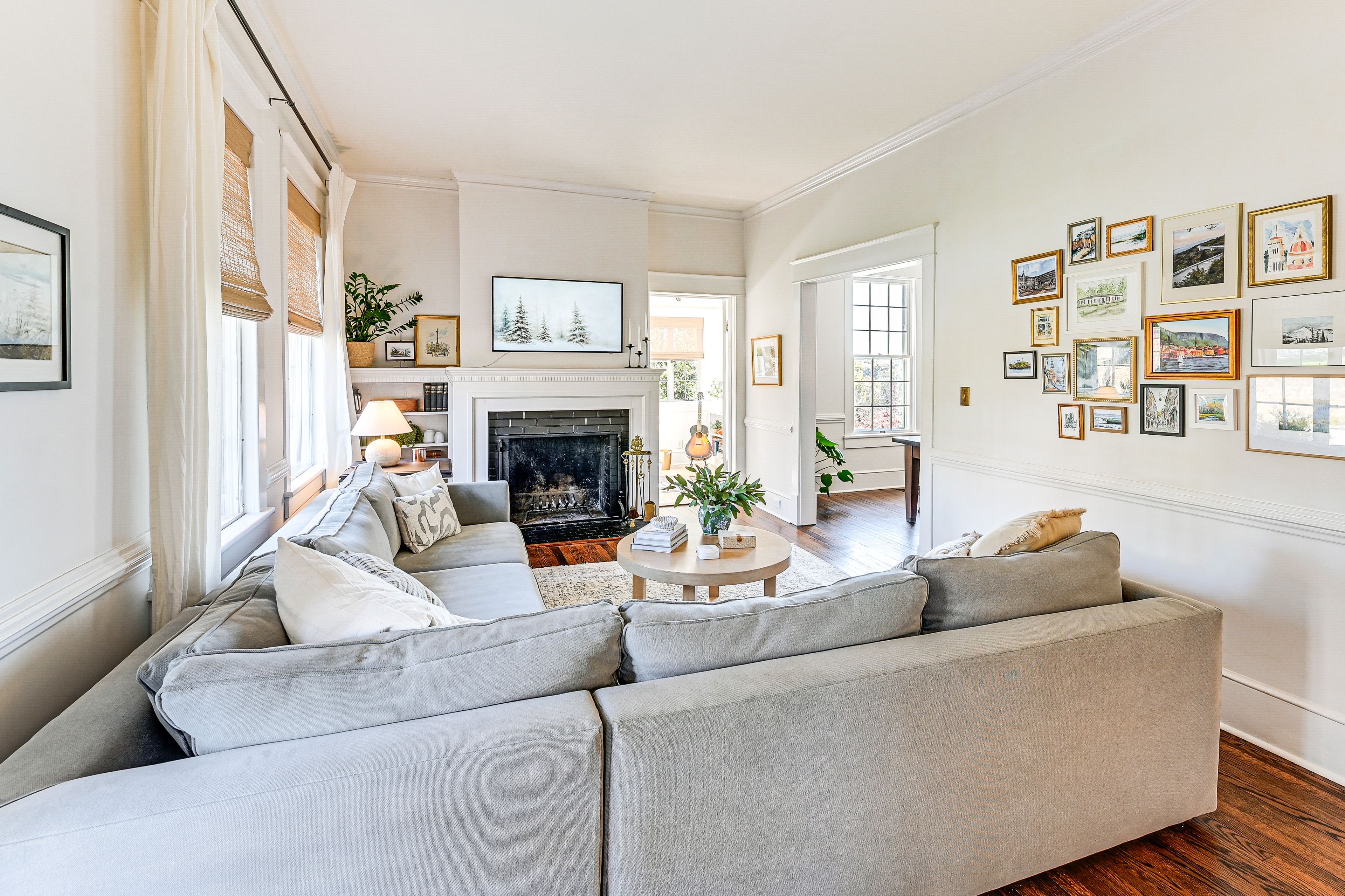 Living Room | Free WiFi | Central A/C | Fireplace Not for Guest Use