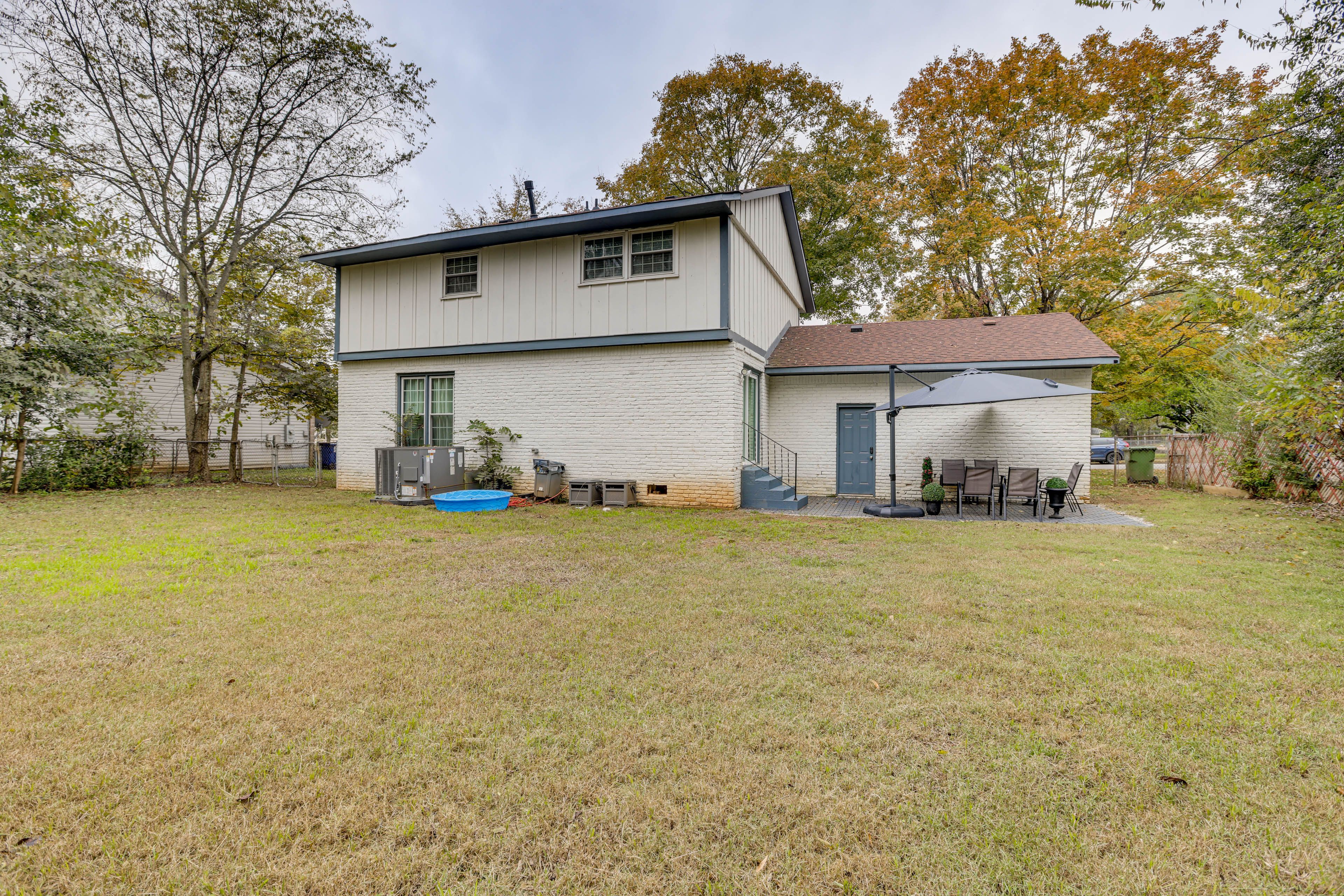 Fenced Backyard | Kiddie Pool