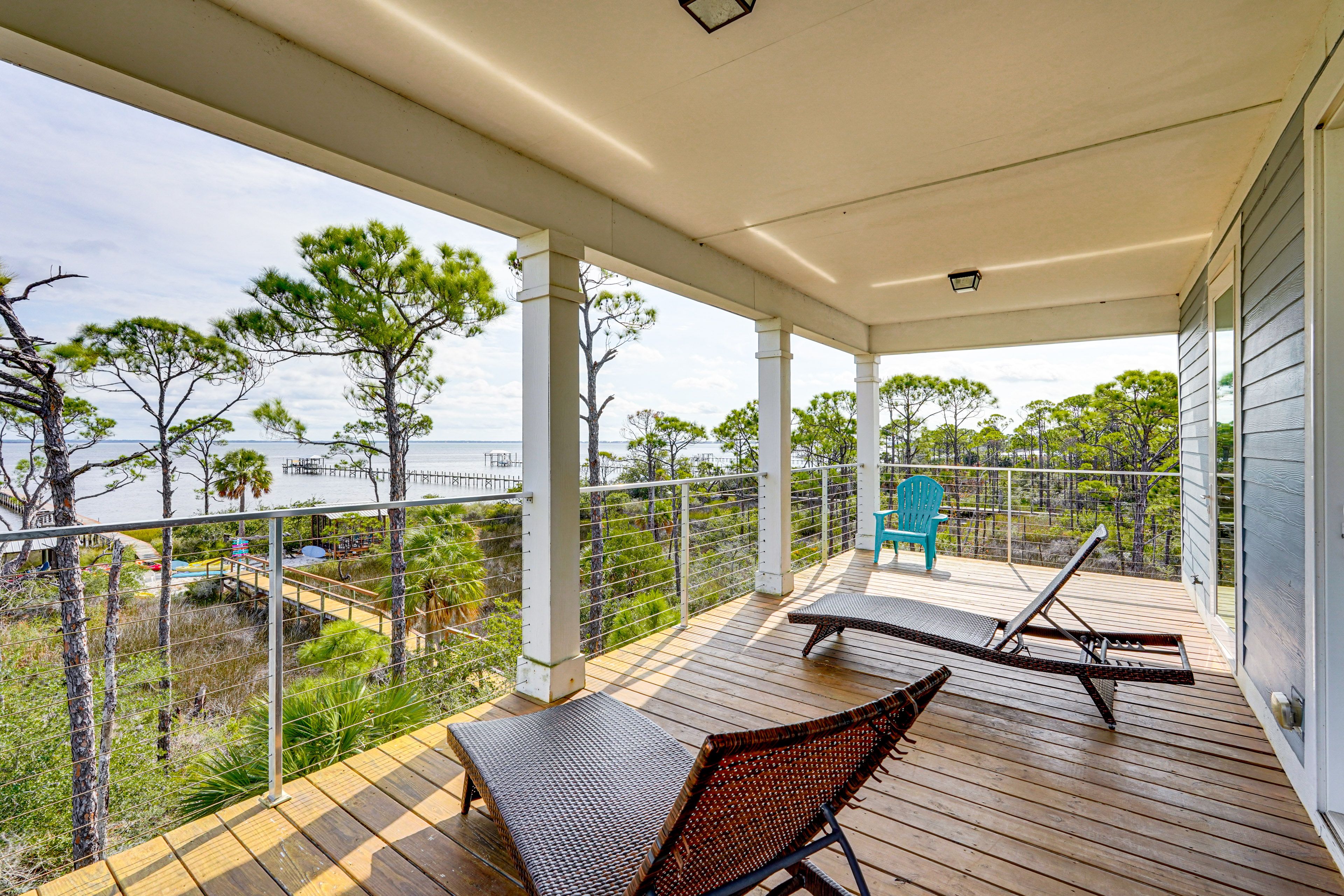 Port St. Joe Vacation Rental | 4BR | 3BA | 2,000 Sq Ft | Stairs Required