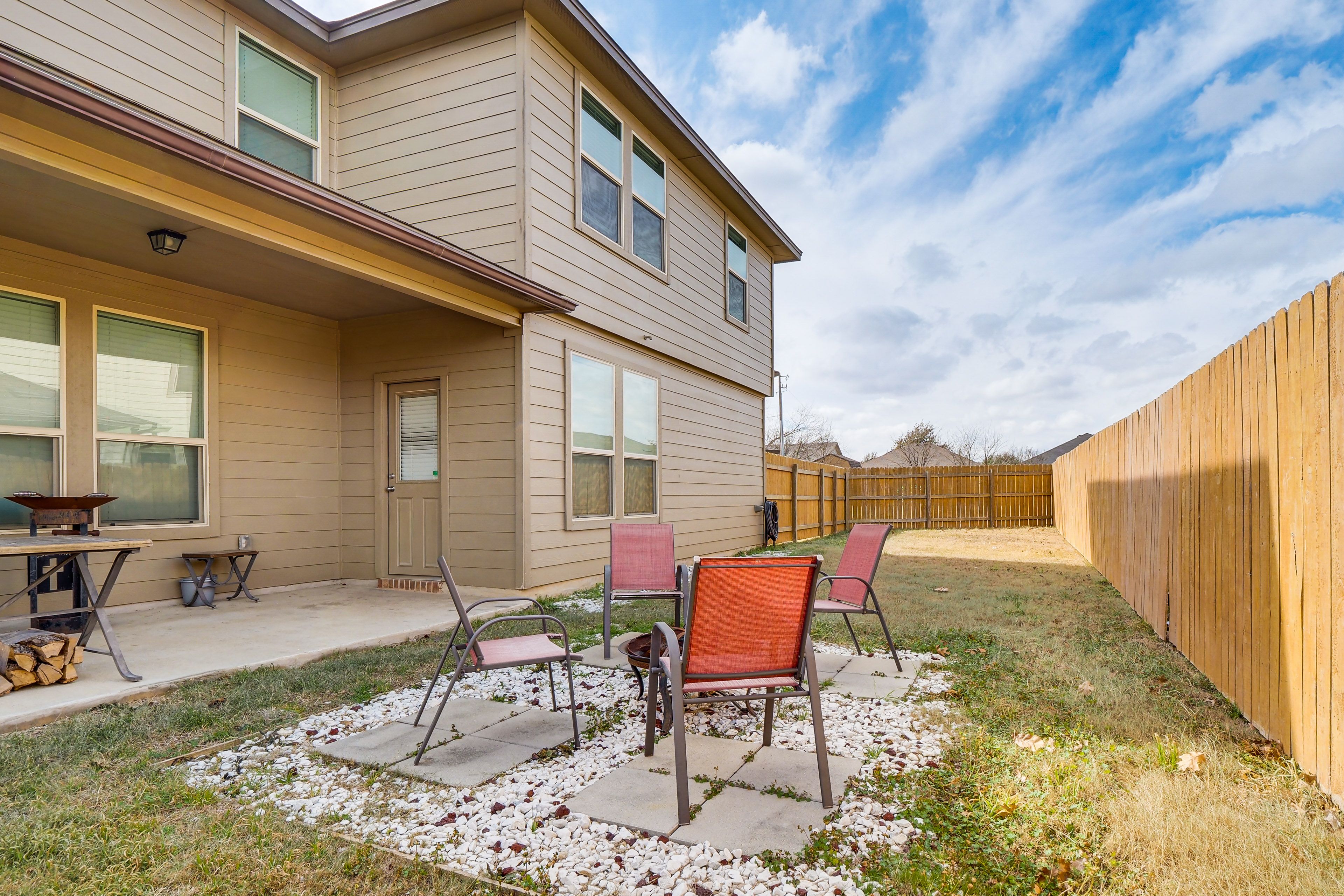 Fenced Backyard | Fire Pit