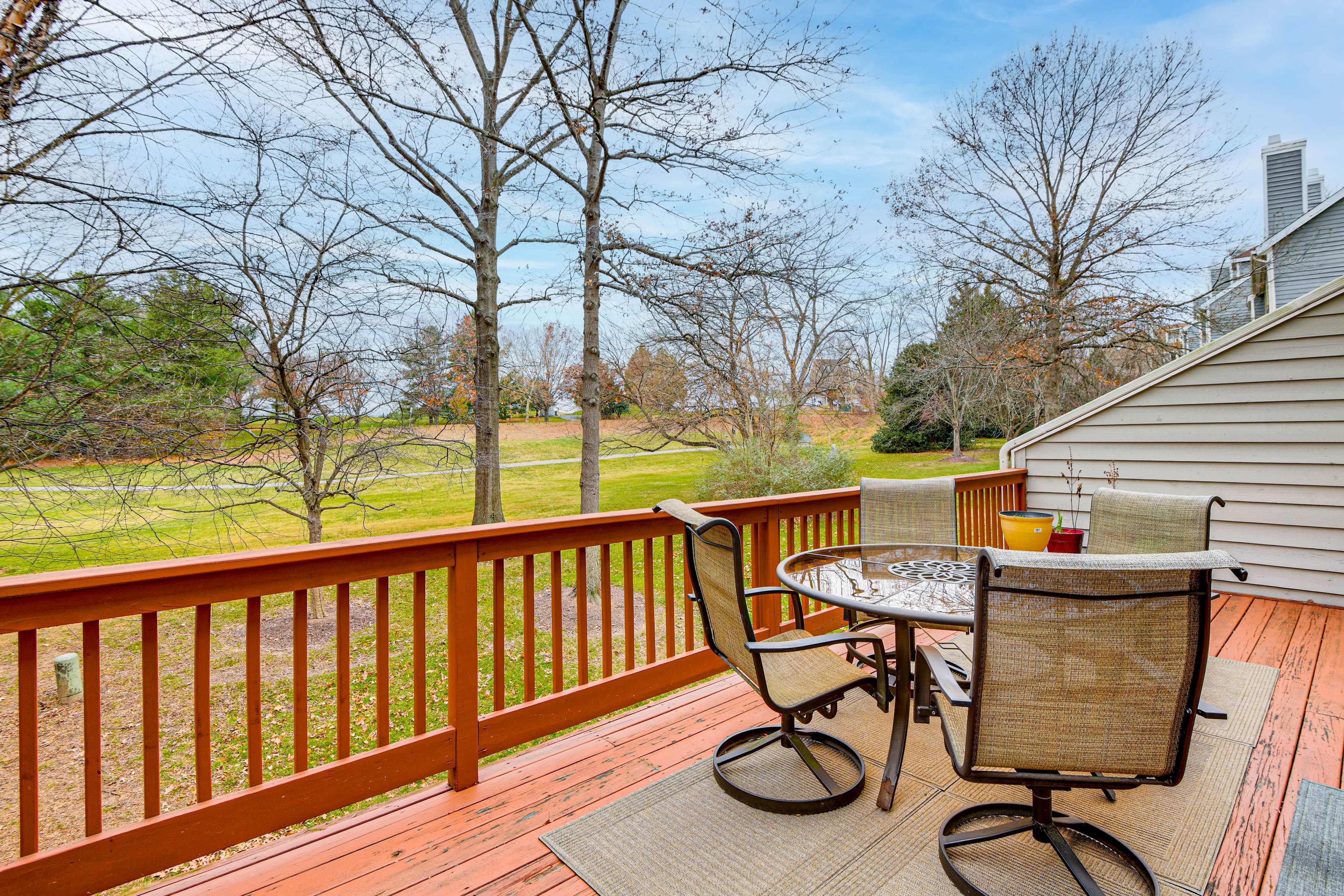 Deck | Outdoor Dining Area | Golf Course Views