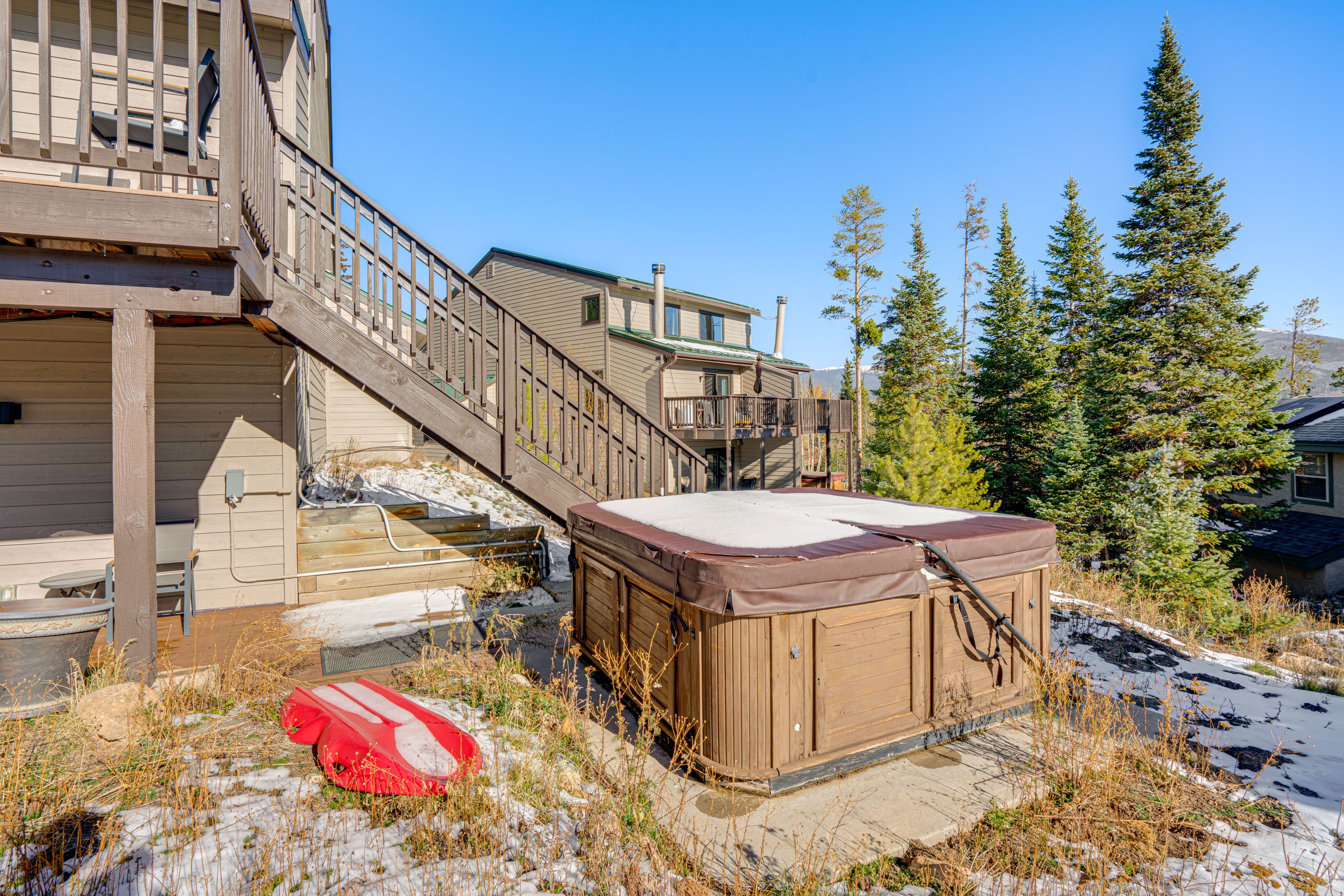 Lower Patio | Private Hot Tub