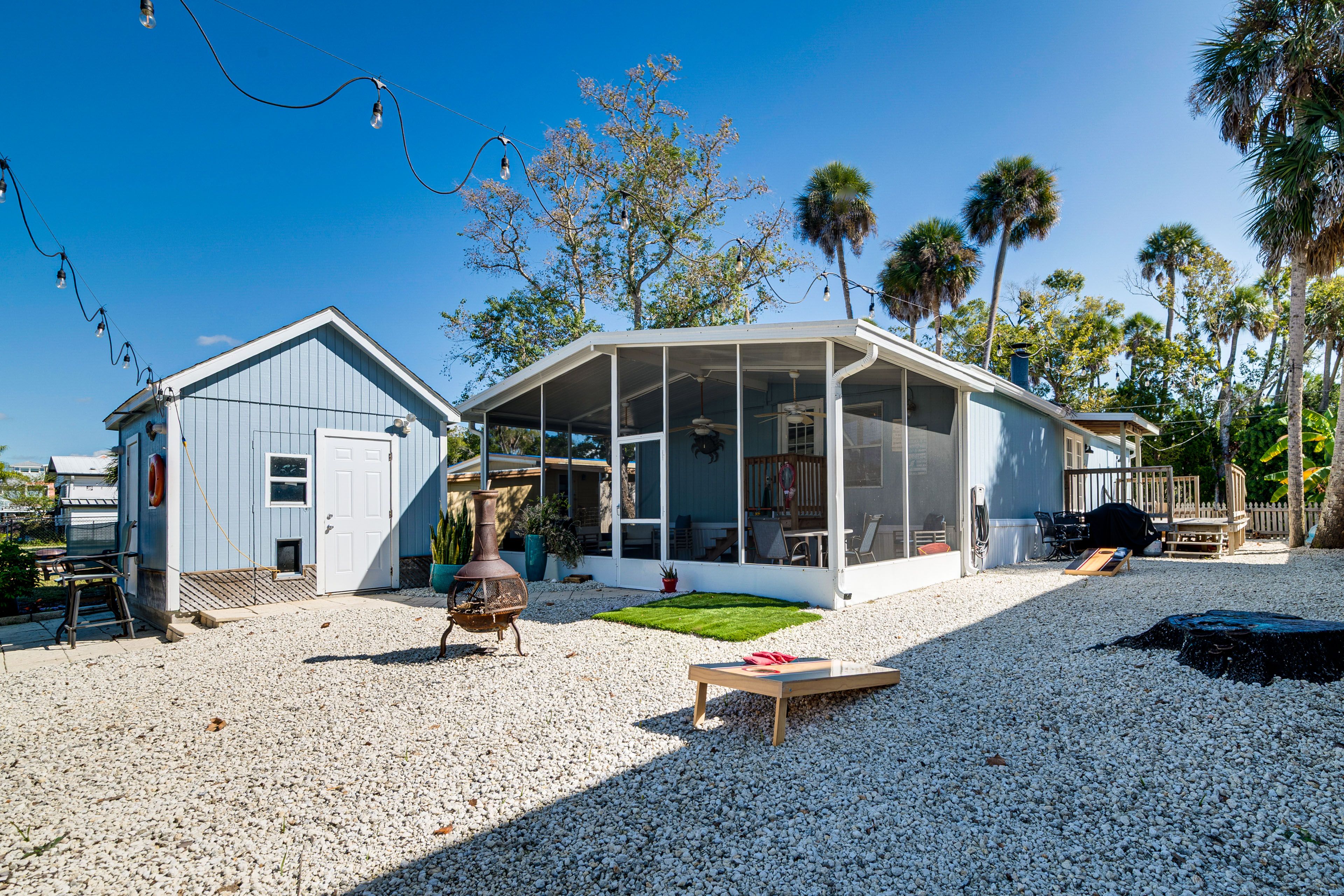 Crystal River Vacation Rental | 3BR | 2BA | Steps Required | 1,152 Sq Ft