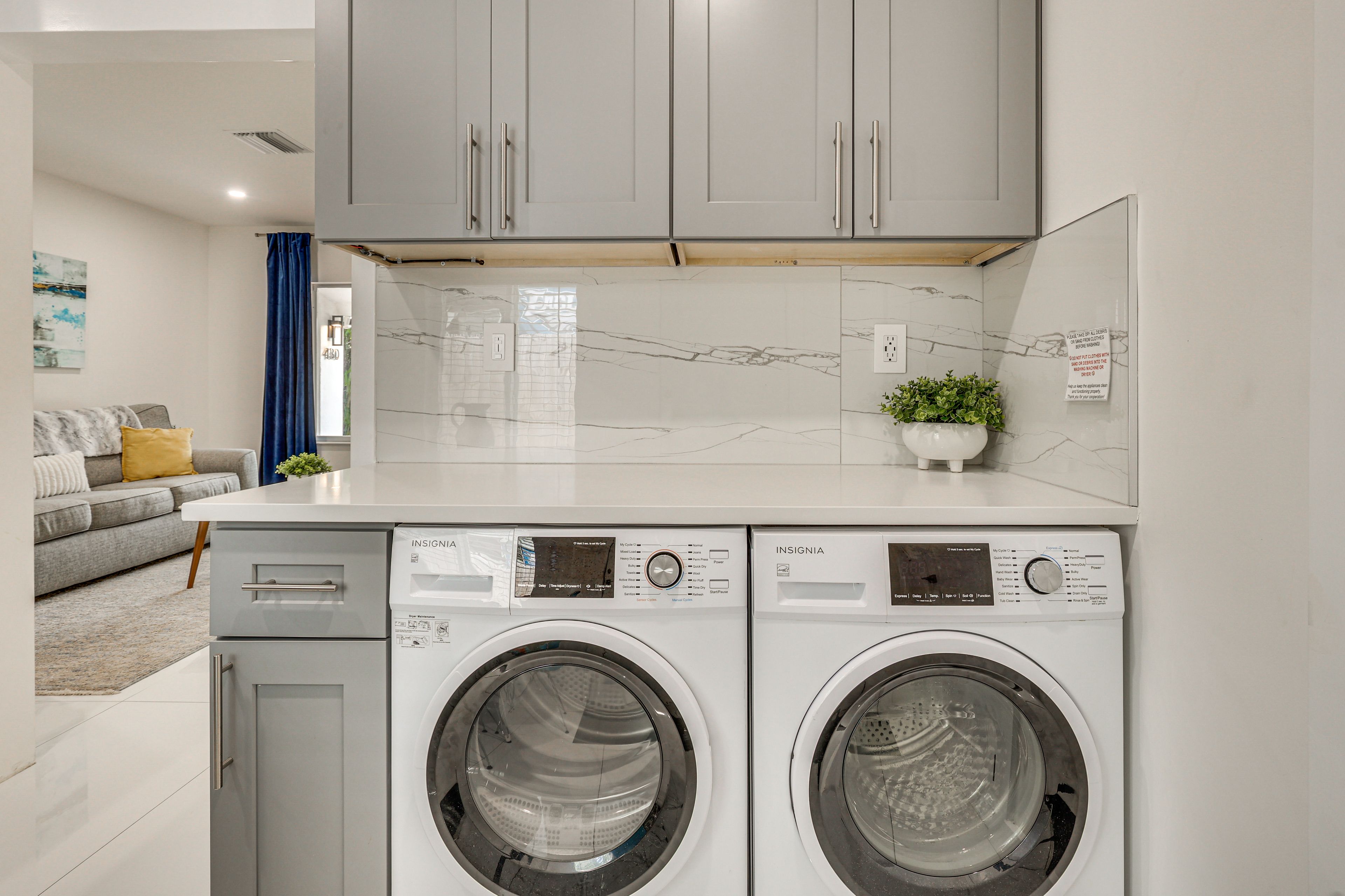 Laundry Area | Washer & Dryer