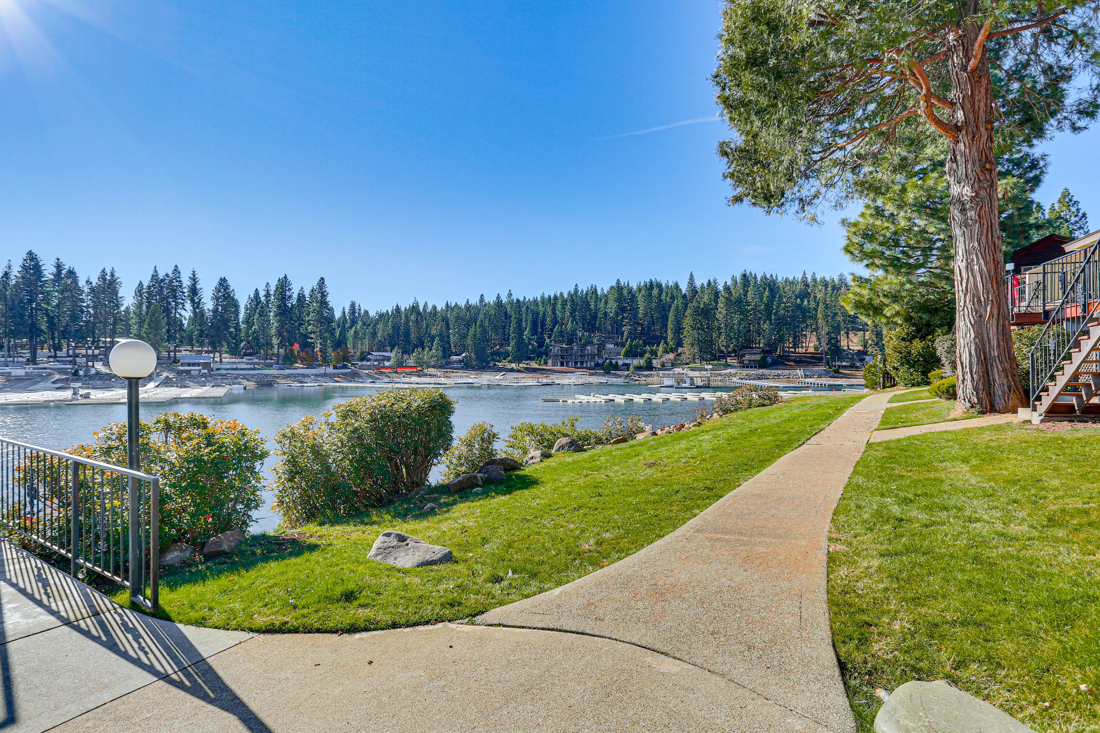 Condo Exterior | Lake Views & Access