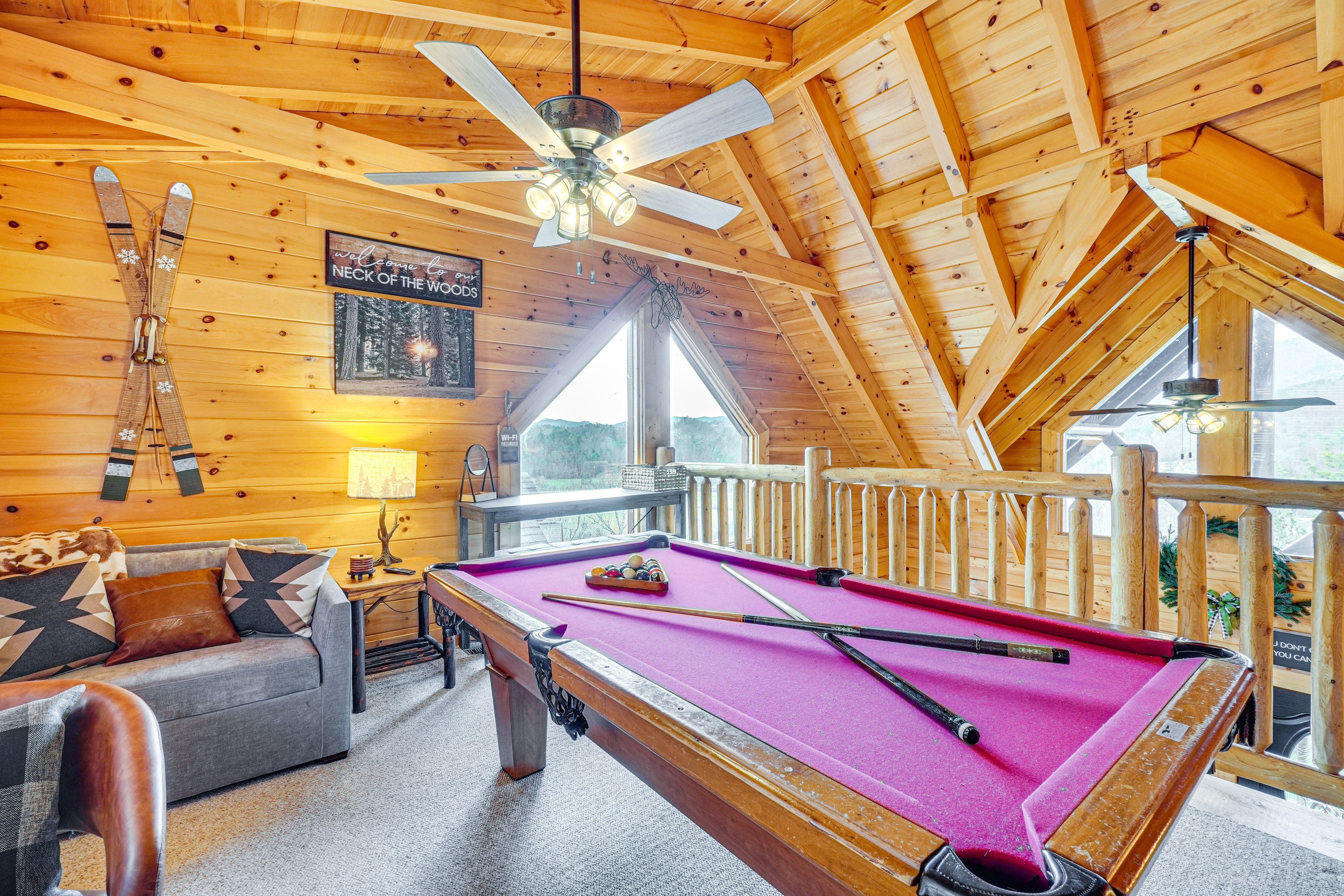 Game Room Loft | Twin Sleeper Sofa | 2nd Floor