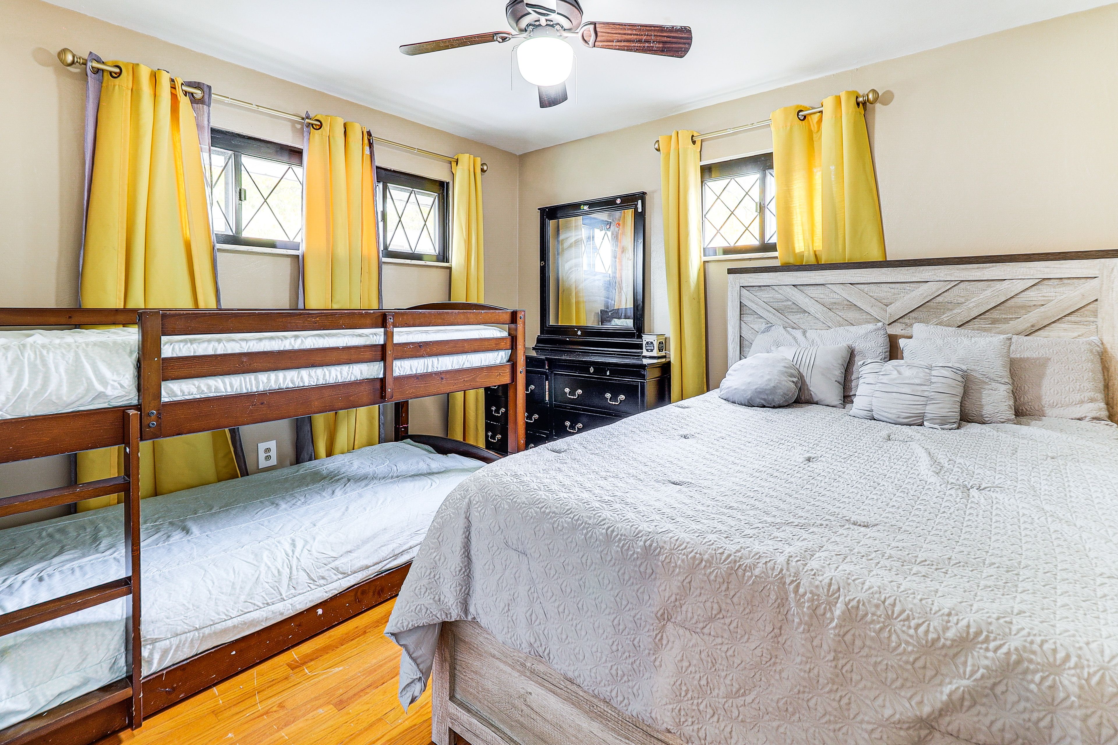 Bedroom 3 | 2nd Floor | Queen Bed | Twin Bunk Bed