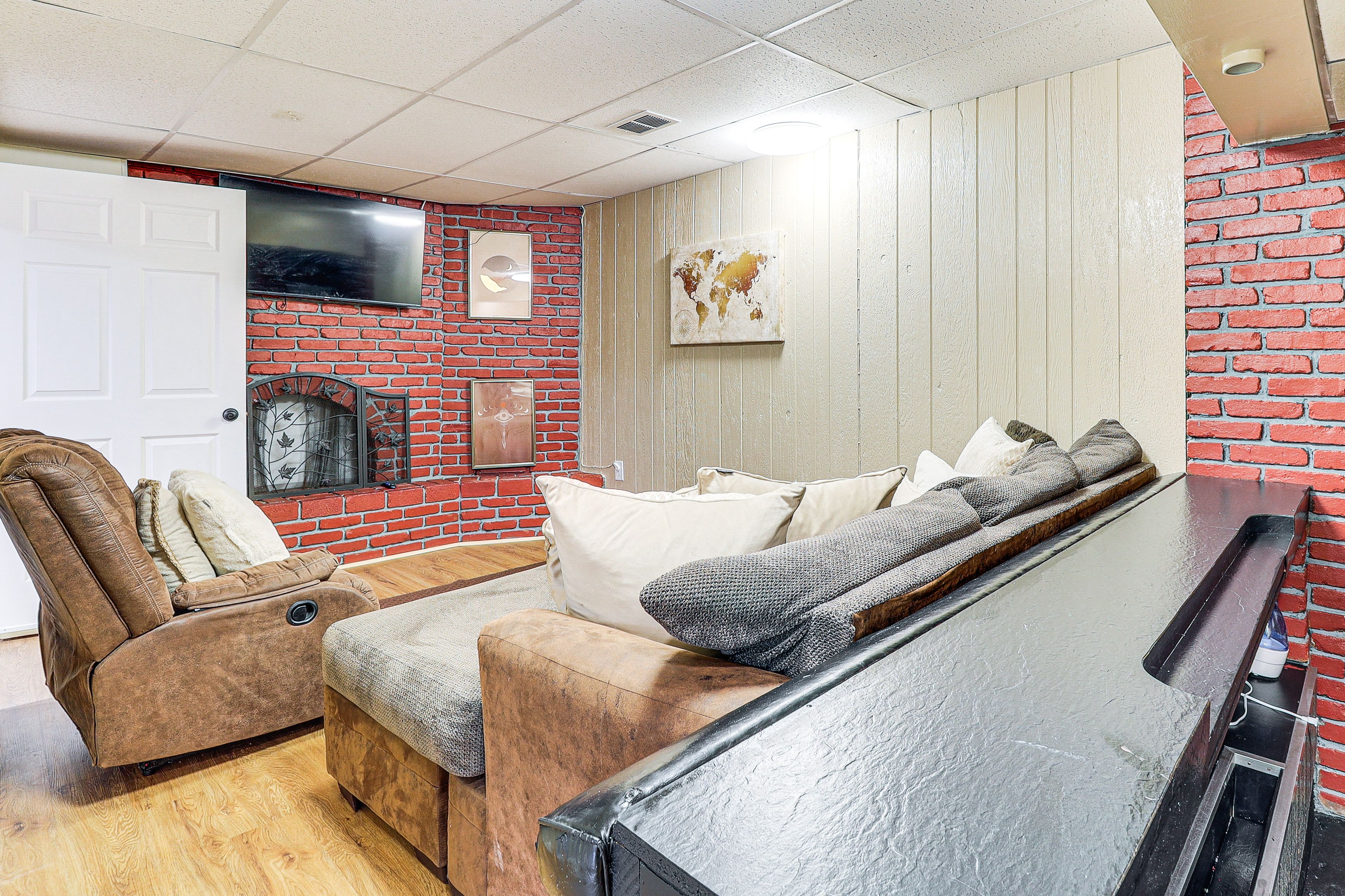 Property Interior | Multi-Level Living Space | Central A/C & Heating | Free WiFi