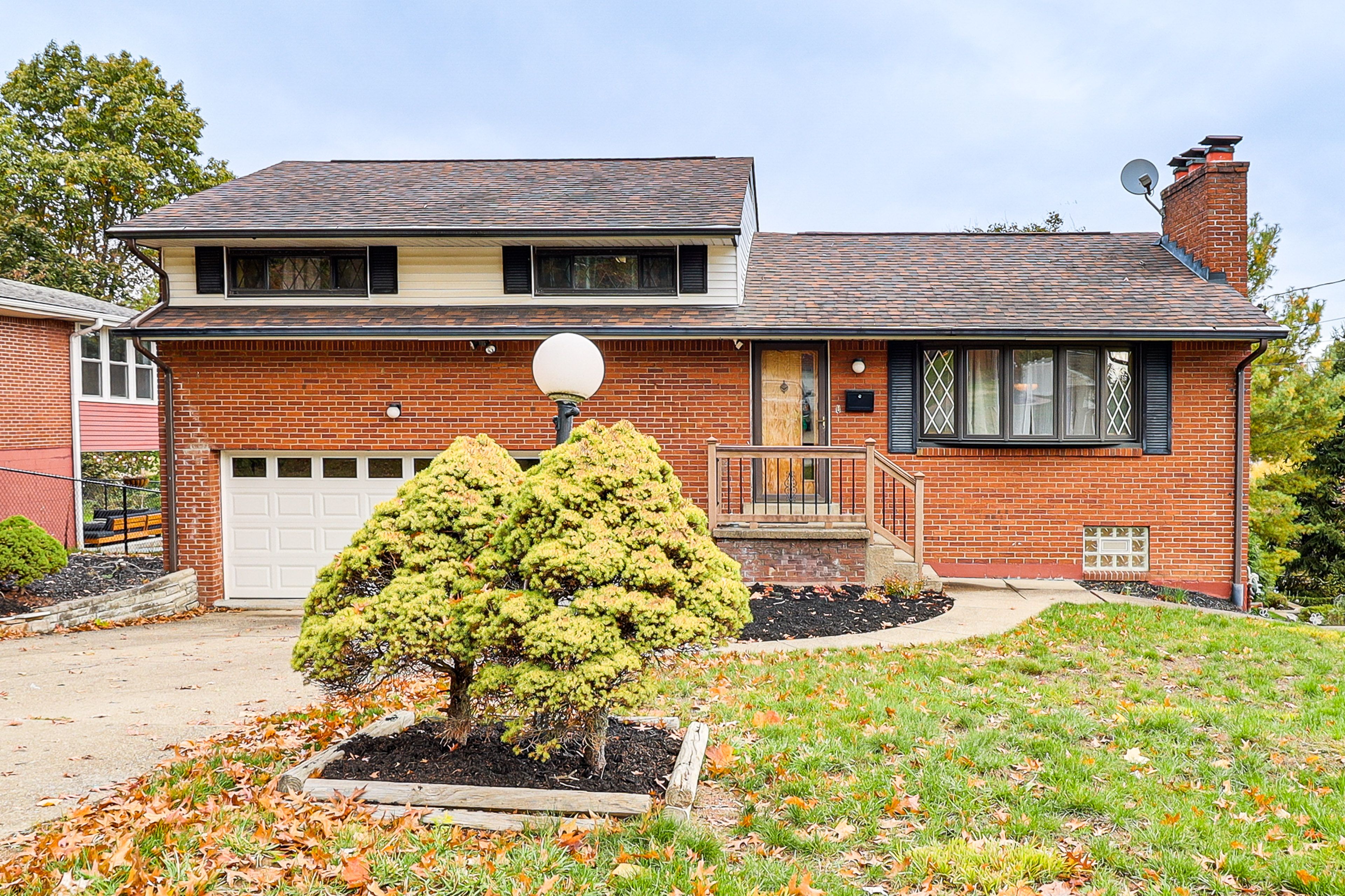 Property Exterior | 3-Story Home | Gas Grill