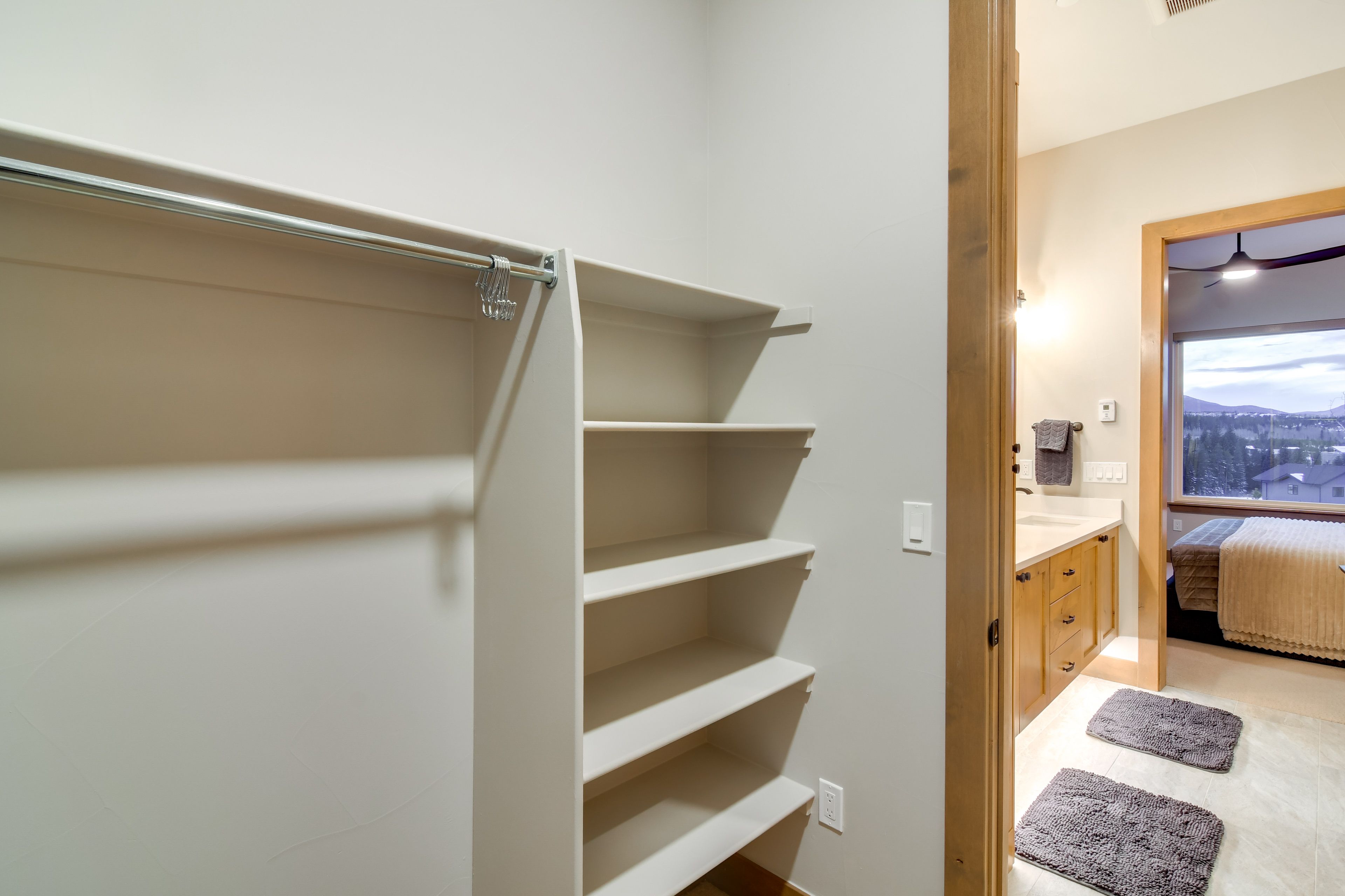 Walk-In Closet | Lower Floor