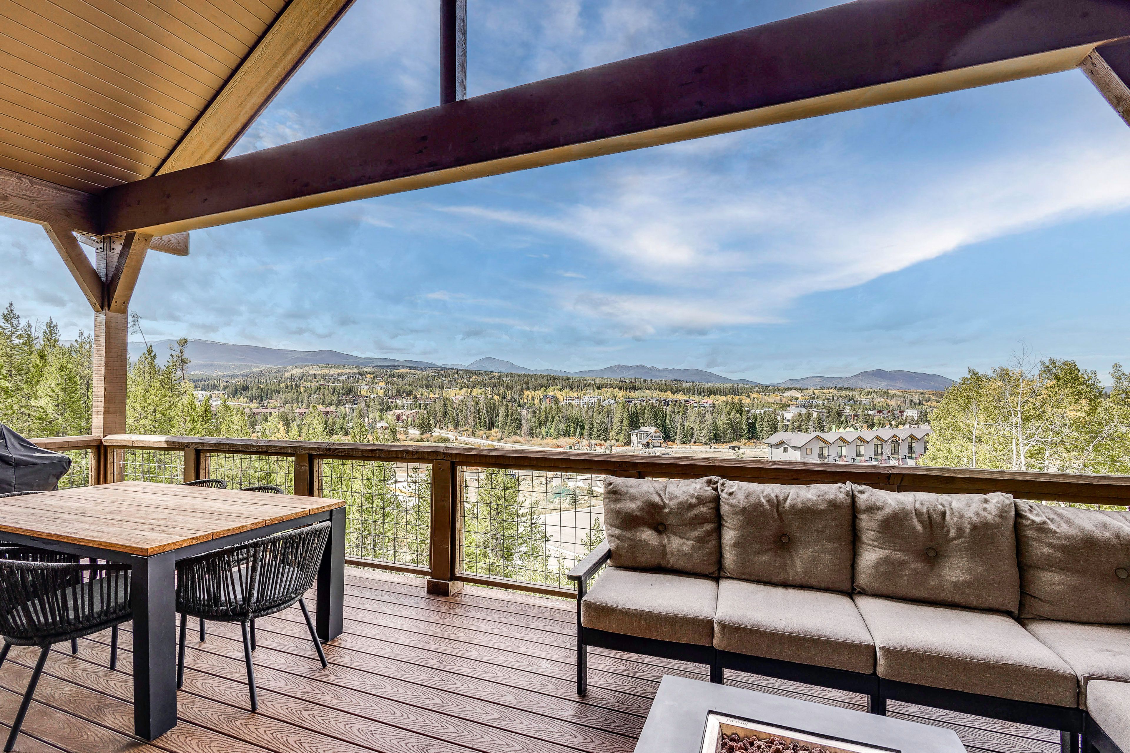 Upper Balcony | Mountain Views