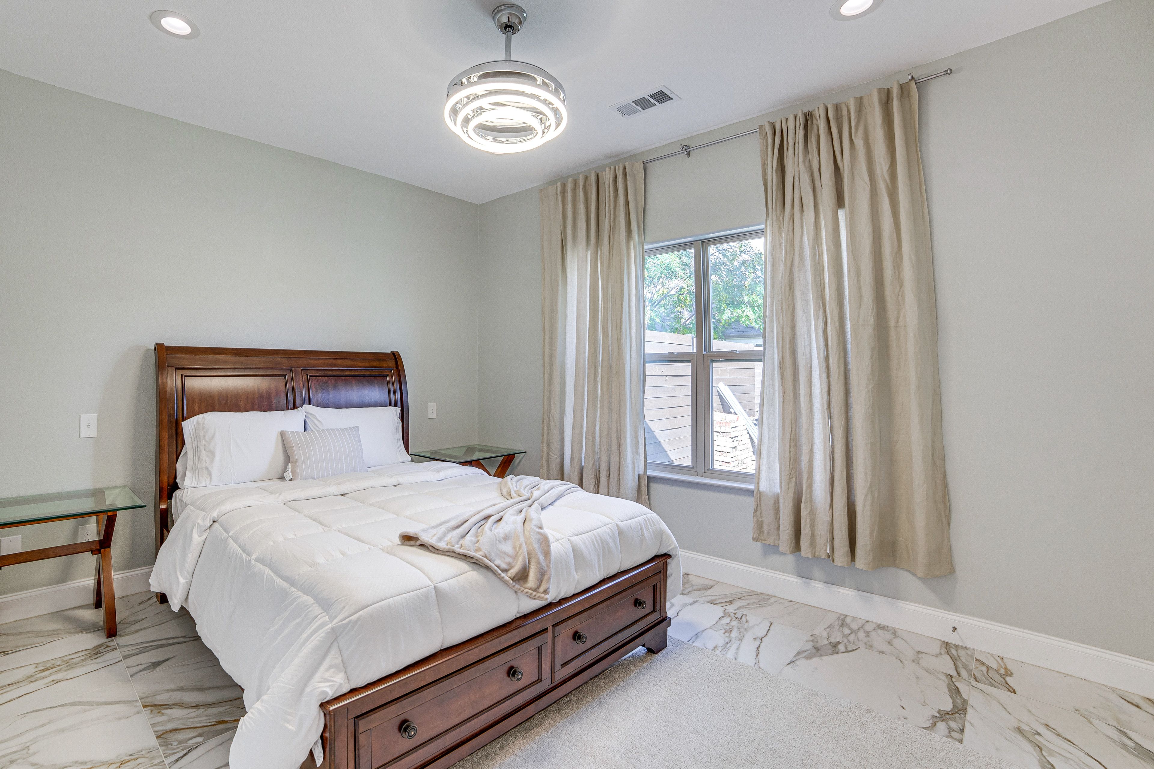 Bedroom 1 | Queen Bed | Linens Provided | Walk-In Closet