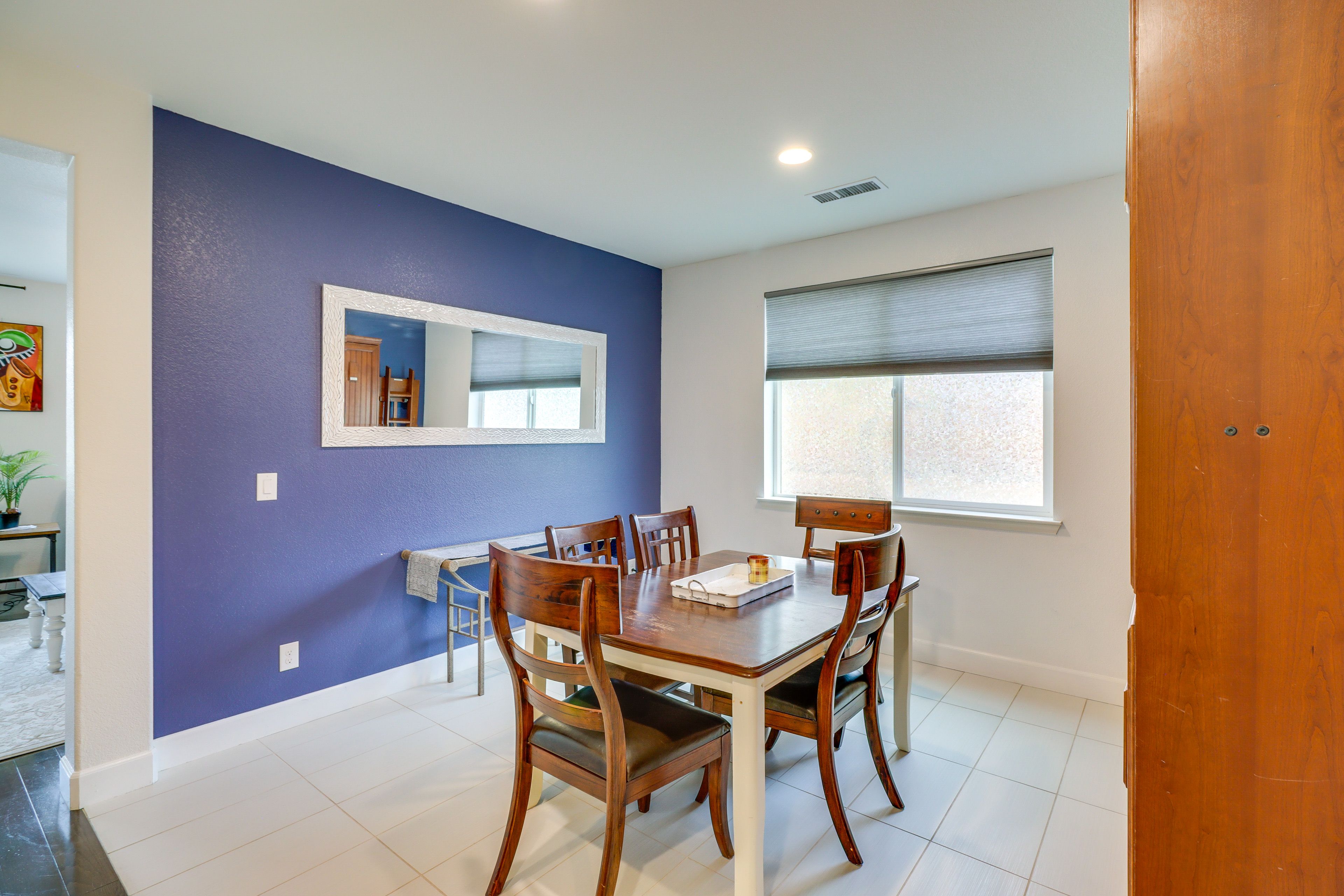 Dining Room | Dishware/Flatware Provided | 2 Twin Murphy Beds | 1st Floor