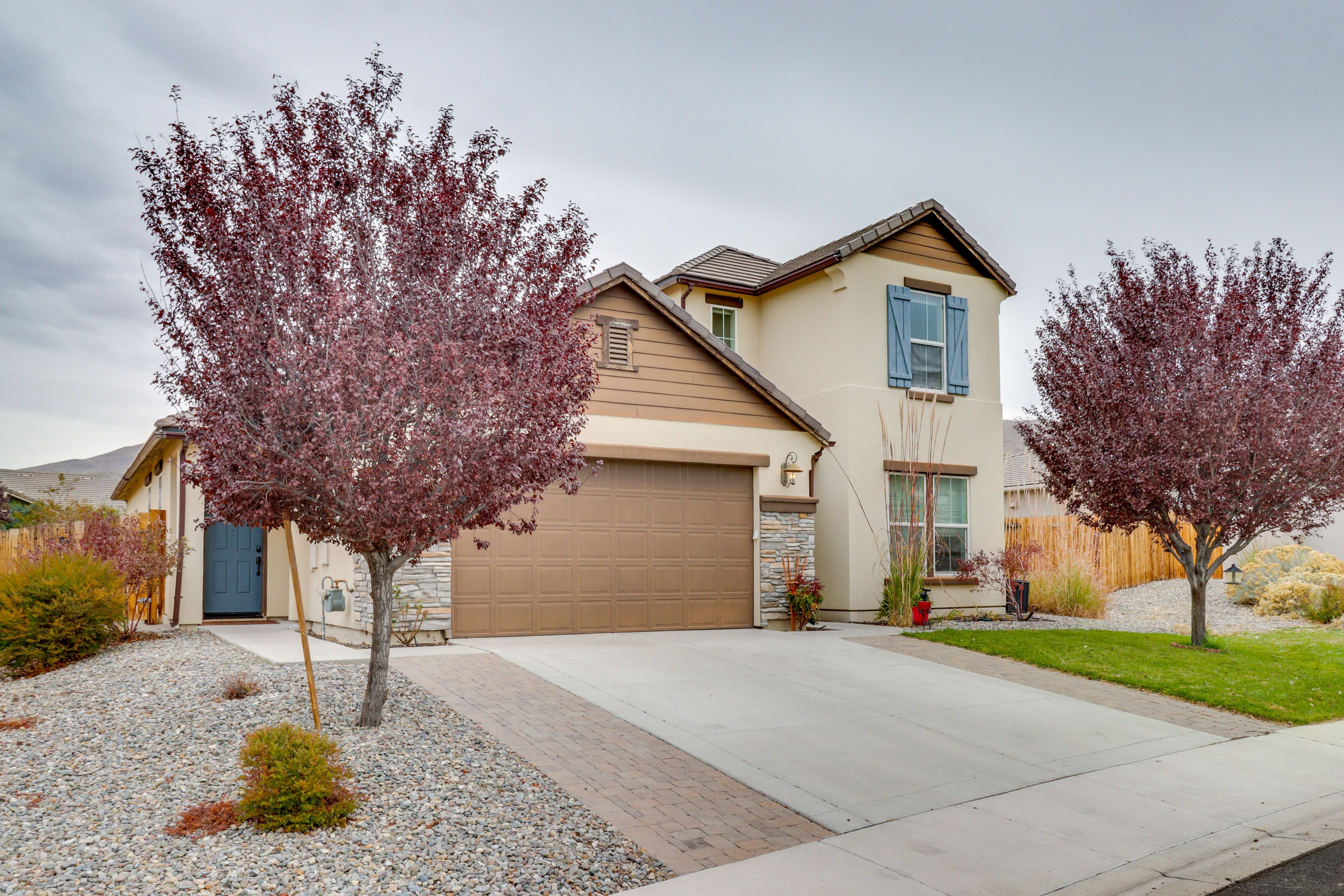 Duplex Exterior | Shared Driveway (2 Vehicles)