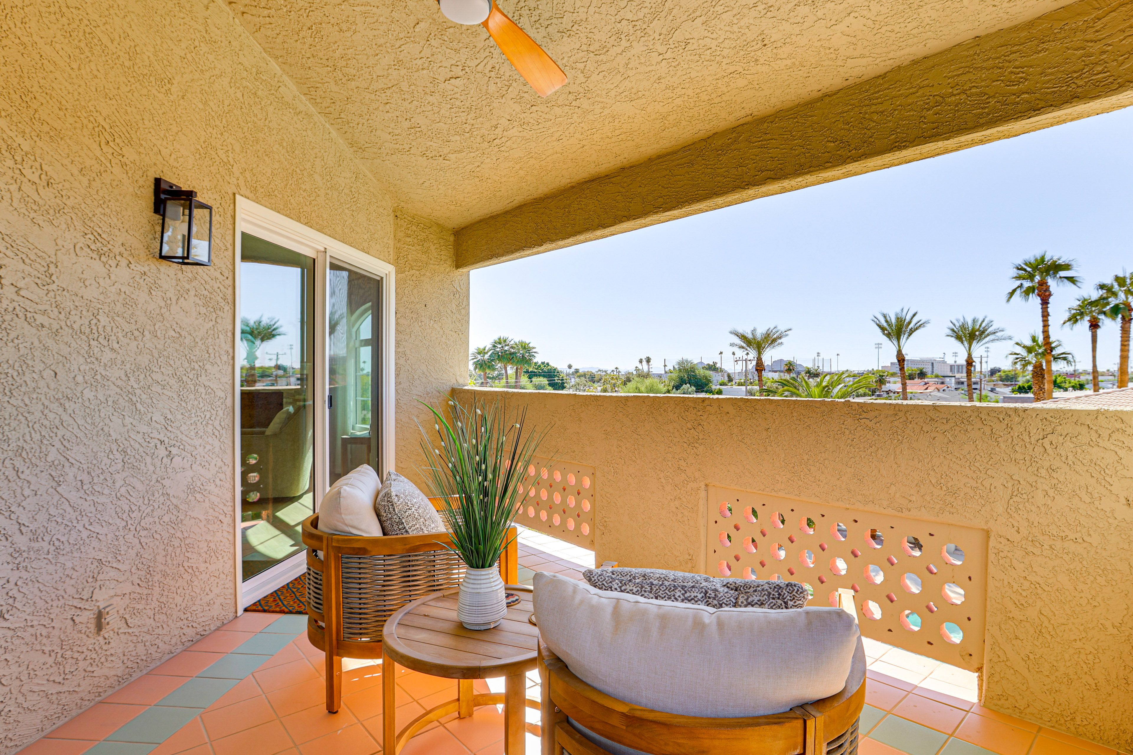 Private Balcony | Pool View