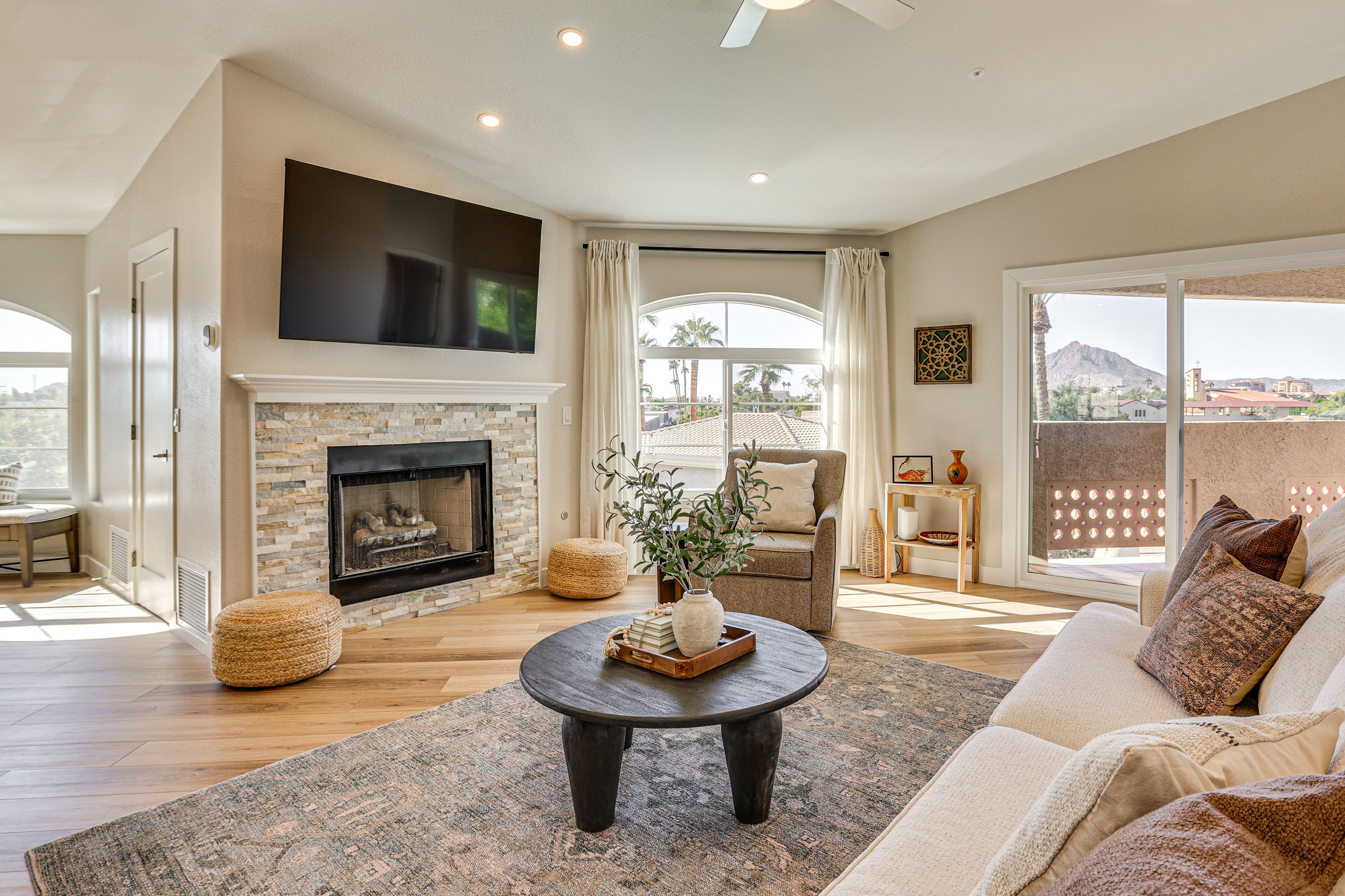 Scottsdale Vacation Rental | 2BR | 2BA | 1,300 Sq Ft | Stairs to Enter