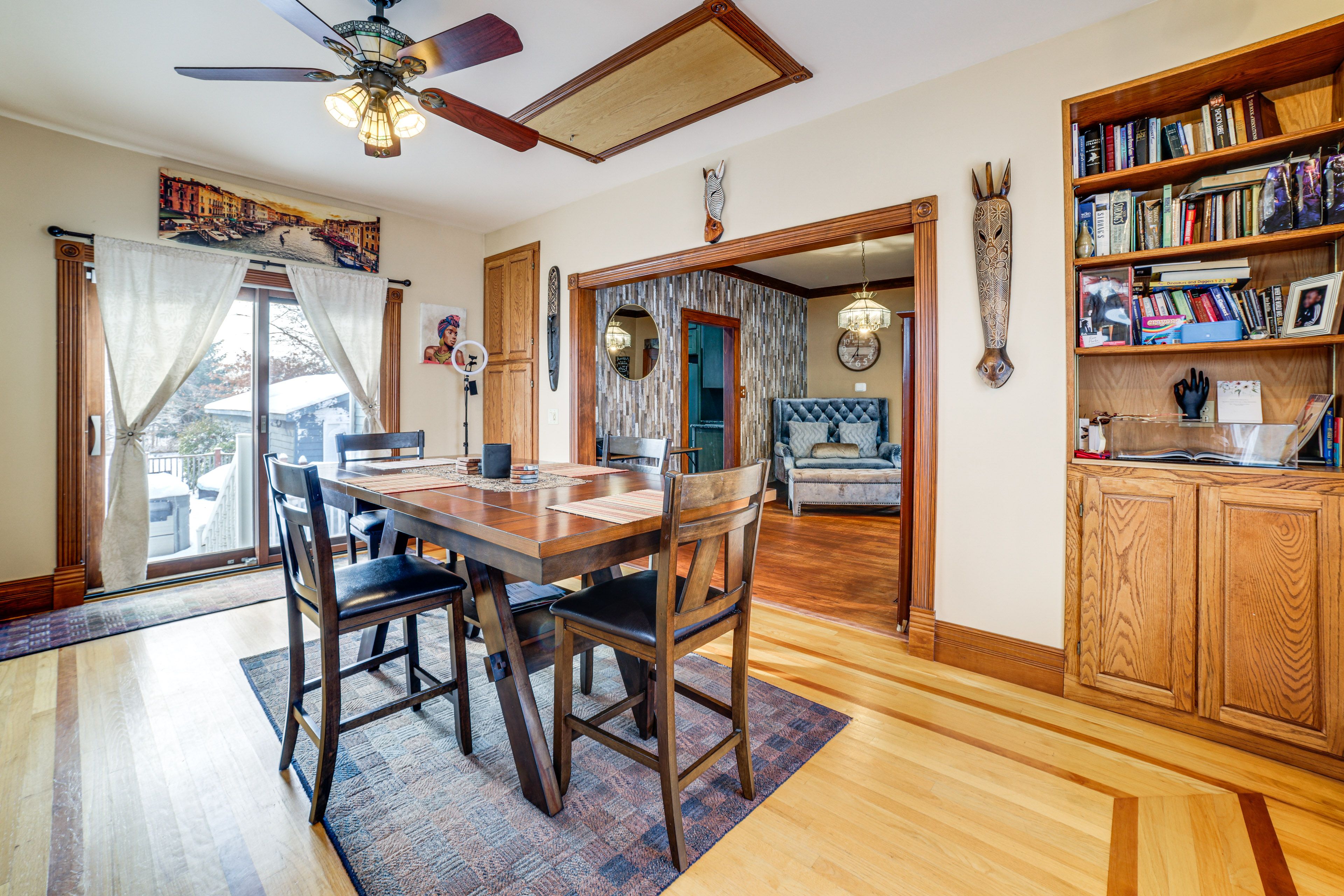 Dining Room | Multi-Level Home | Free WiFi | Central Heat & A/C