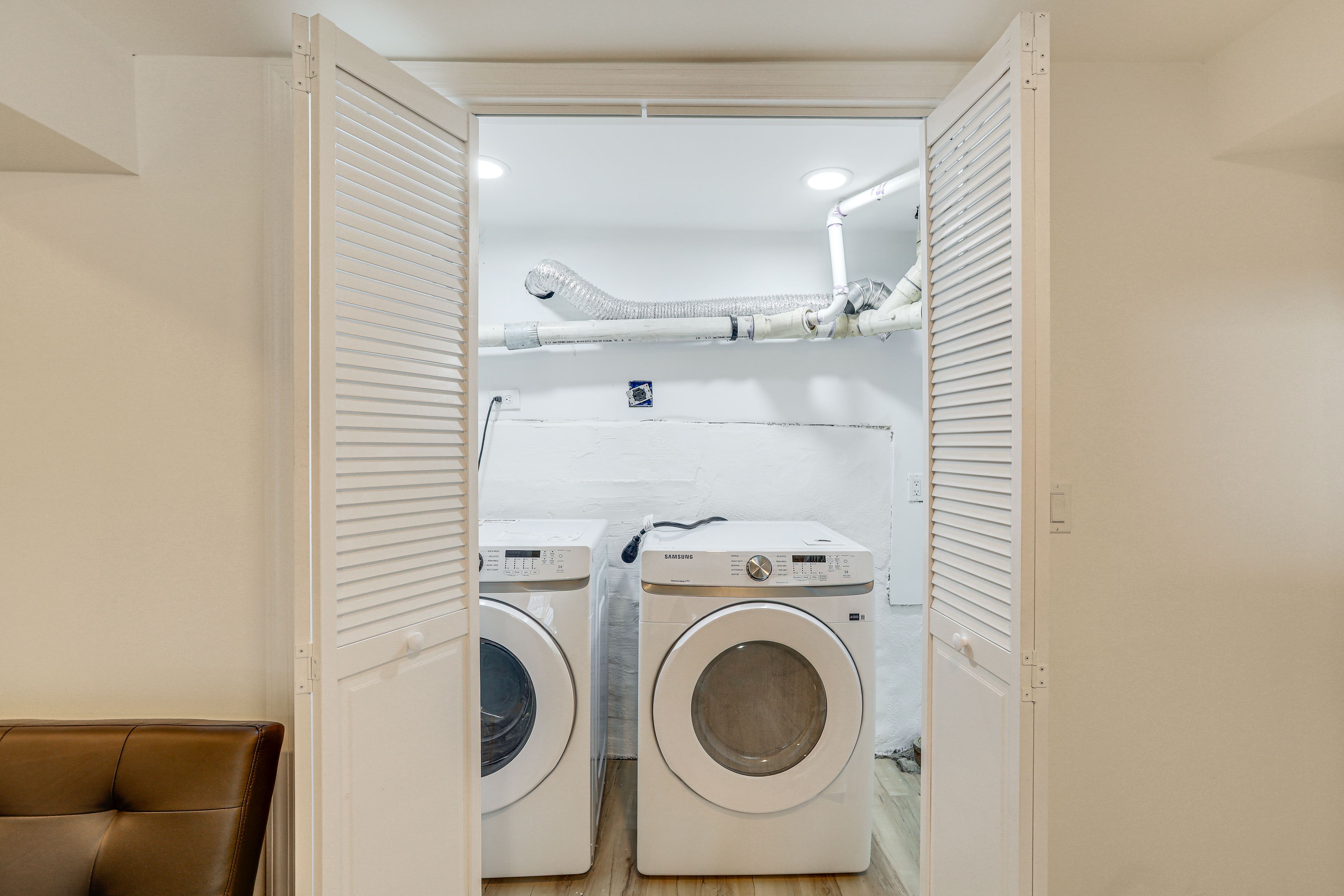 Laundry Closet | Lower Level | Washer/Dryer