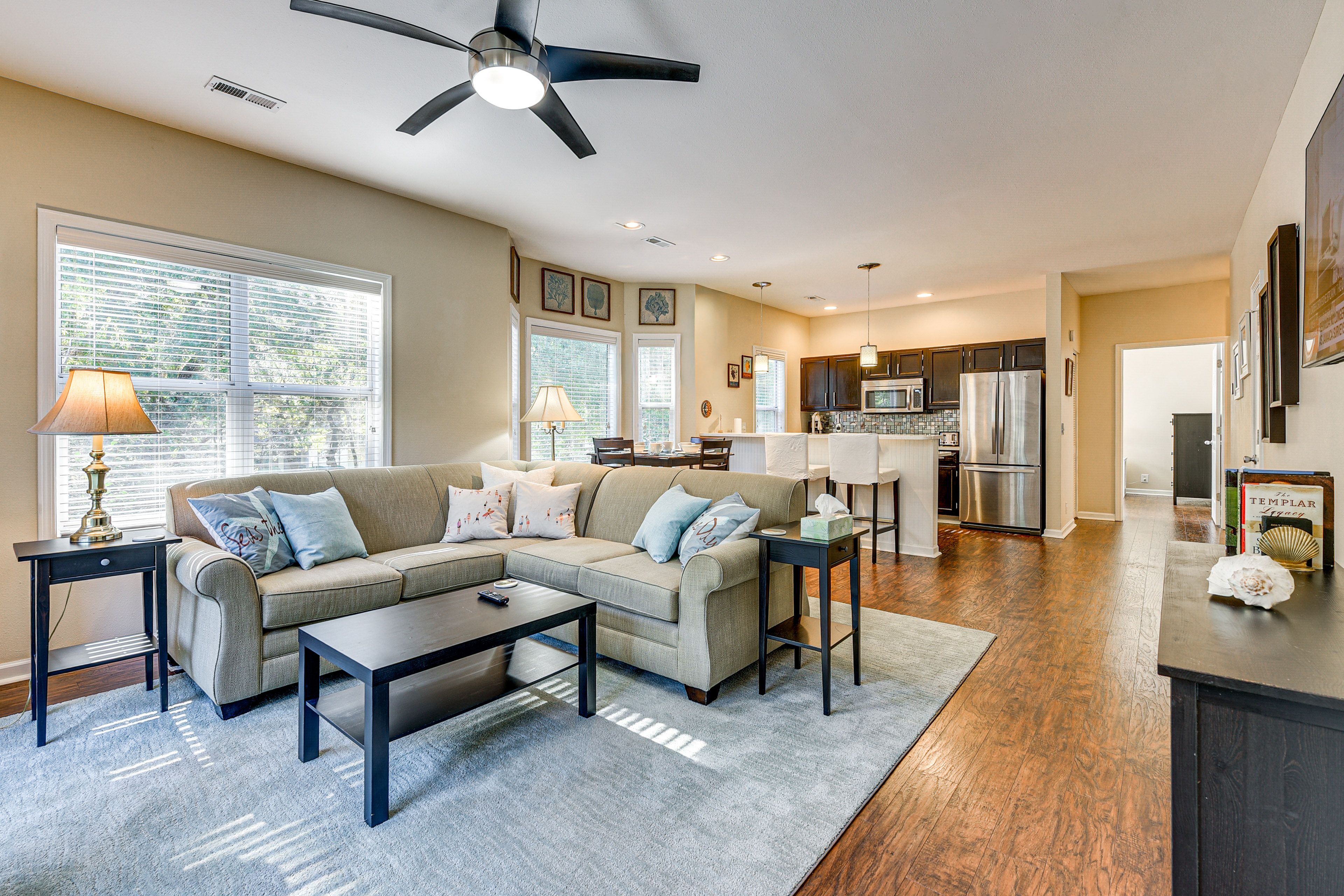 Sunset Beach Vacation Rental | 2BR | 2BA | Stairs to Enter | 1,300 Sq Ft