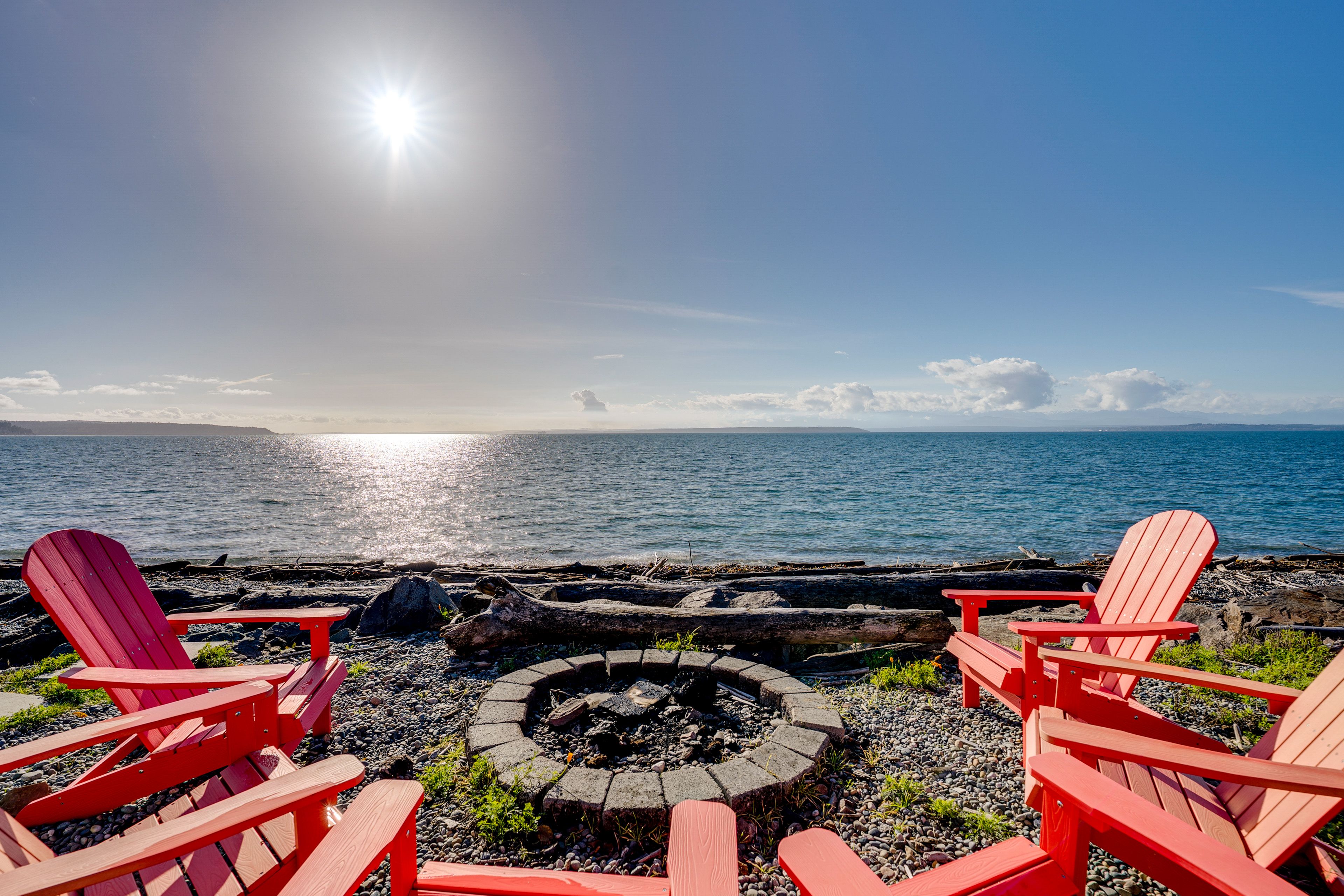 Private Beach & Fire Pit