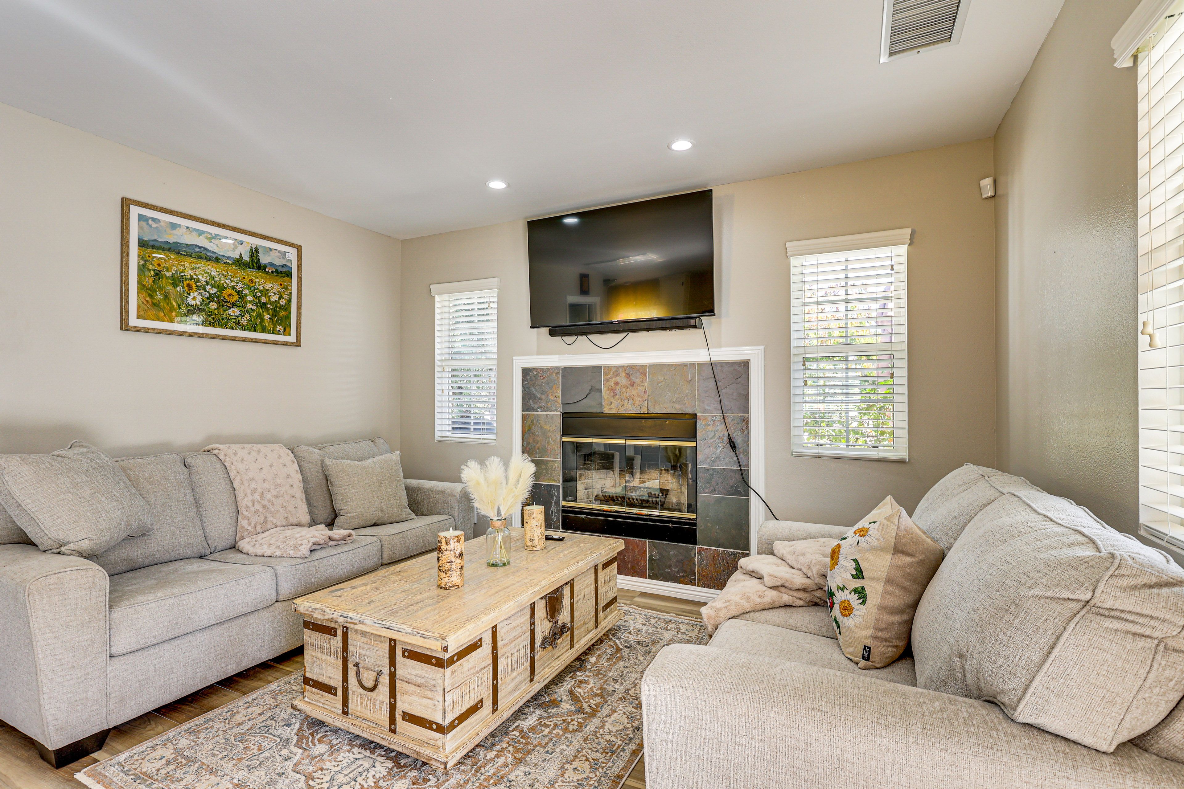 Living Room | Smart TV | Queen Sleeper Sofa