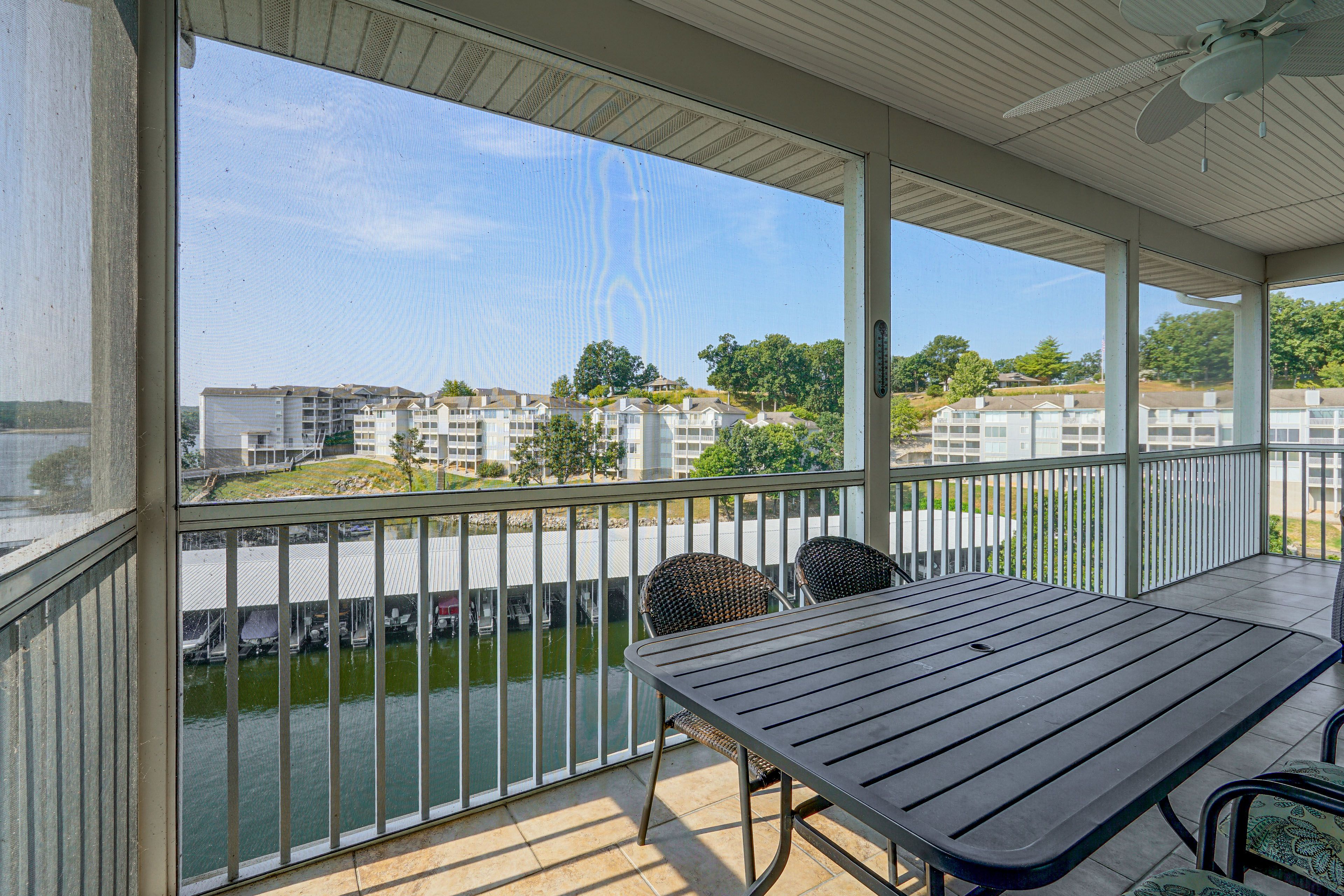 Screened Patio (Summer Views)