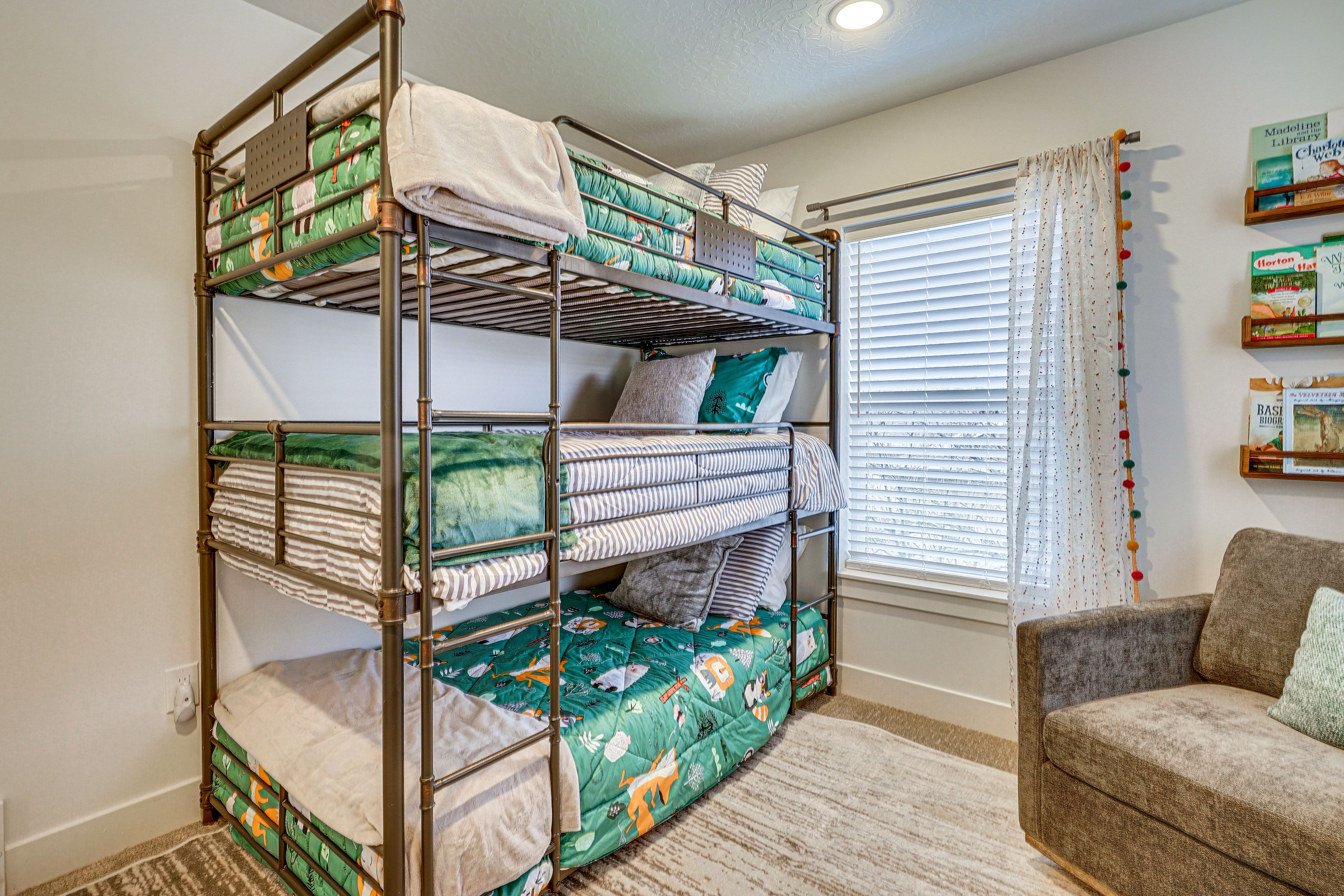 Bedroom 4 | 2nd Floor | Triple Twin Bunk Bed