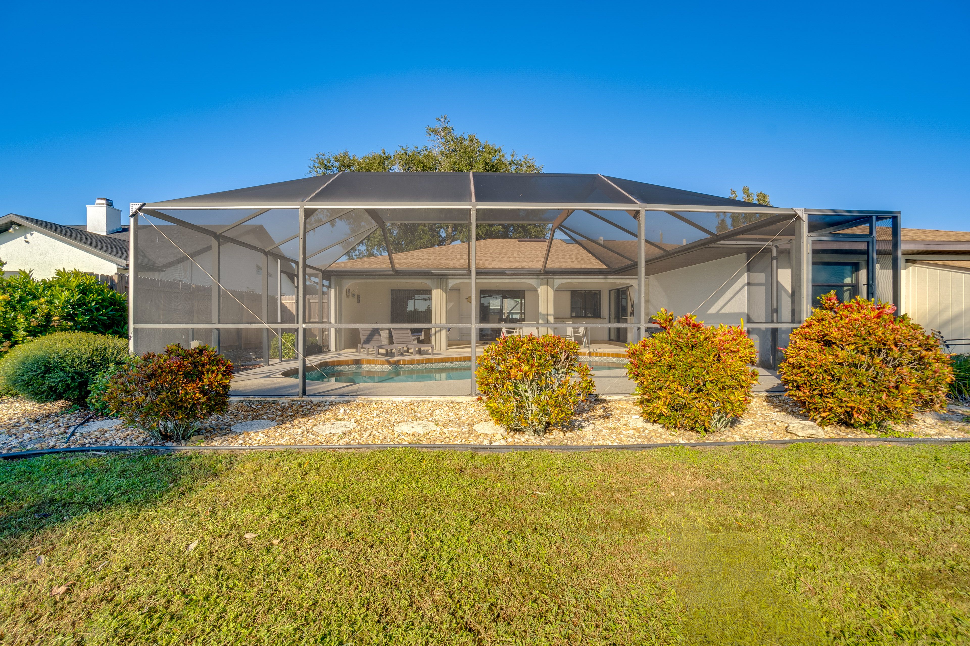 Private Backyard Area