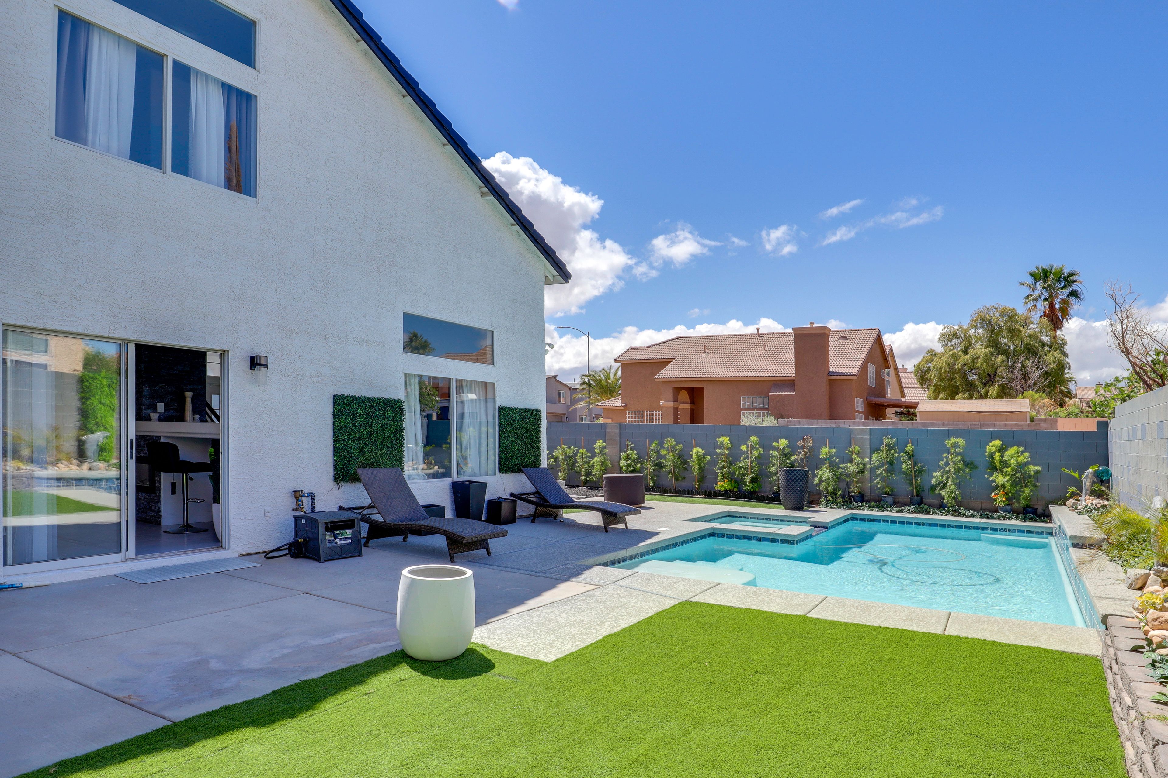 Las Vegas Vacation Rental | 3BR | 3BA | 1,599 Sq Ft | Threshold Step to Enter