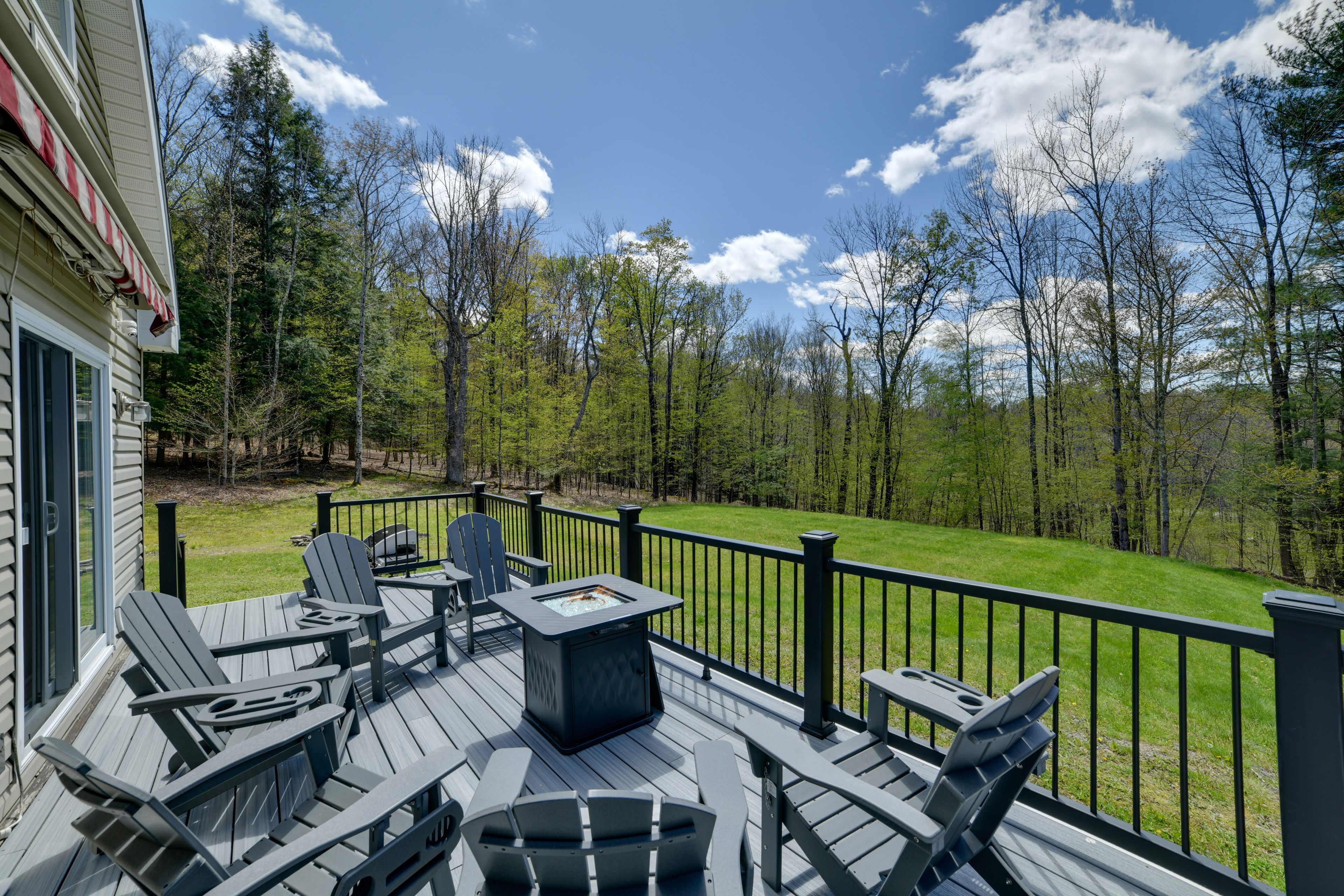 Exterior | 2-Story Home | Deck | Fire Pit | 26-Acre Property