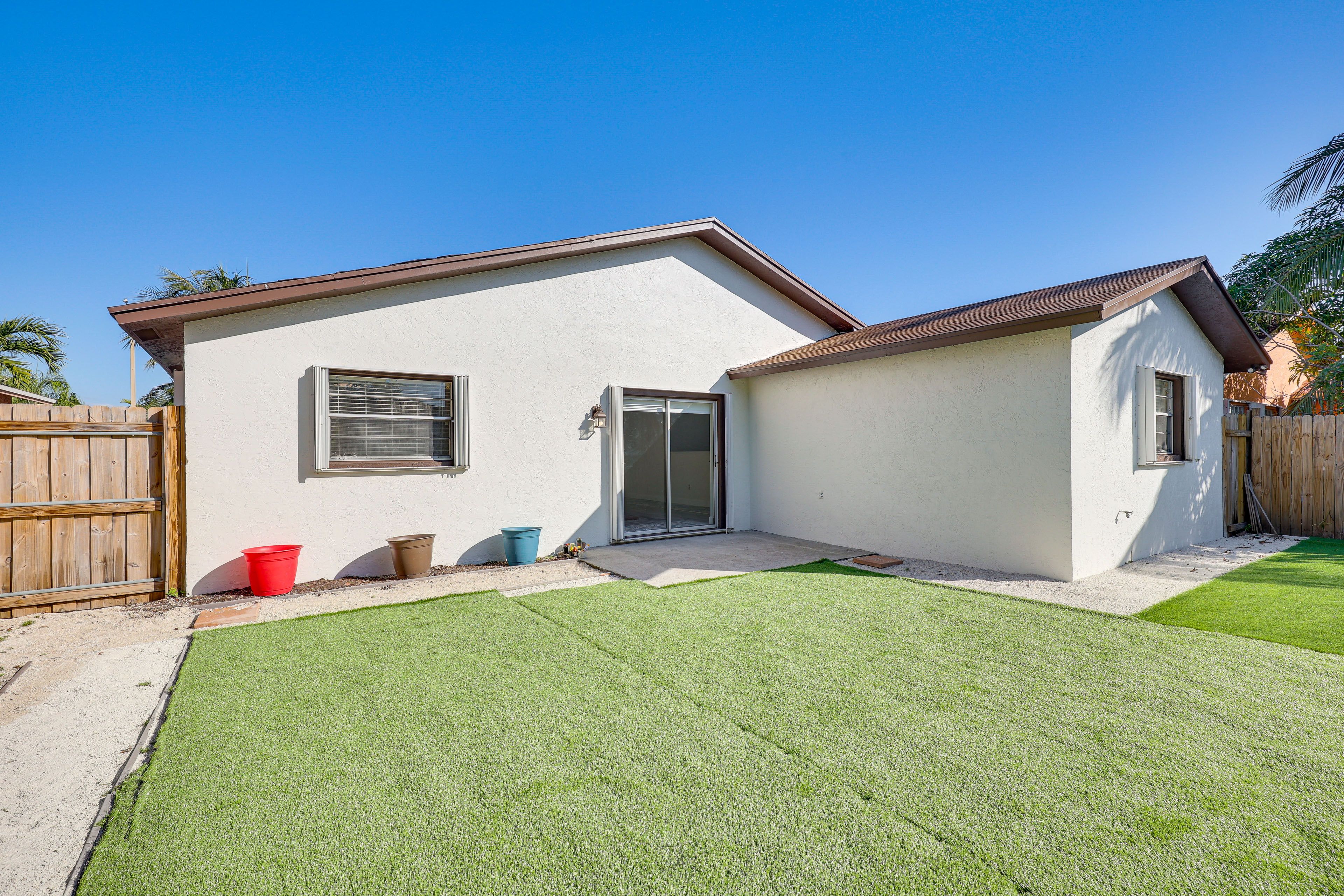 Fully Fenced Backyard
