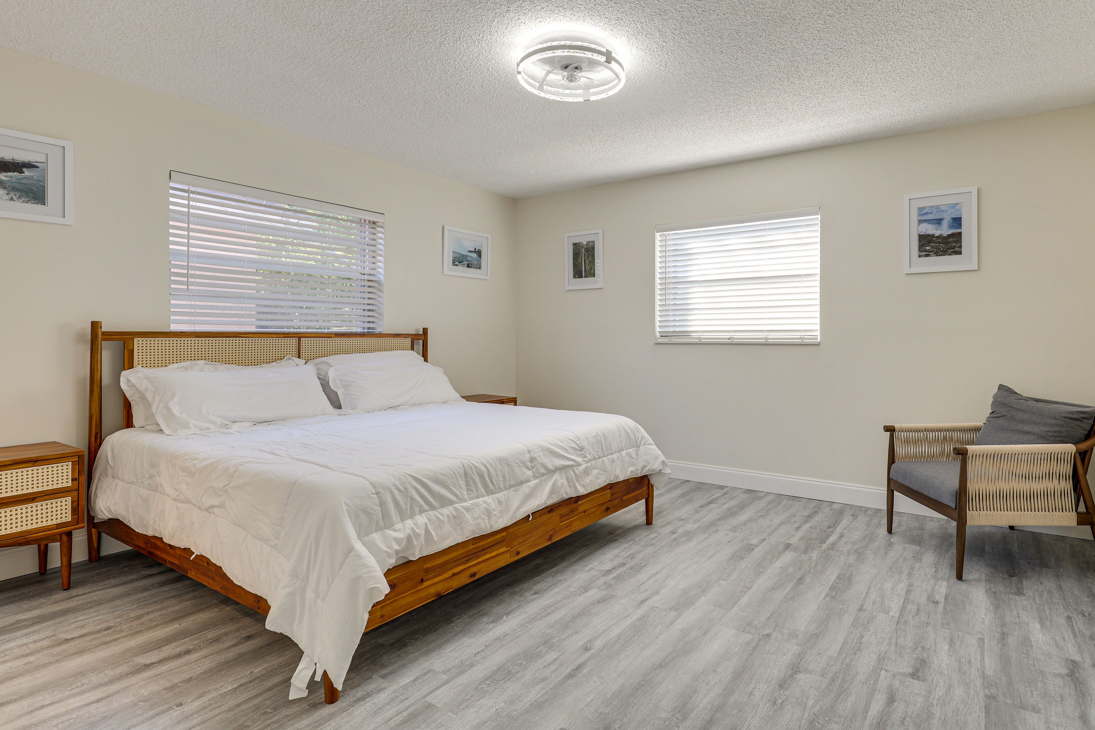 Bedroom 1 | King Bed | Linens Provided | Smart TV