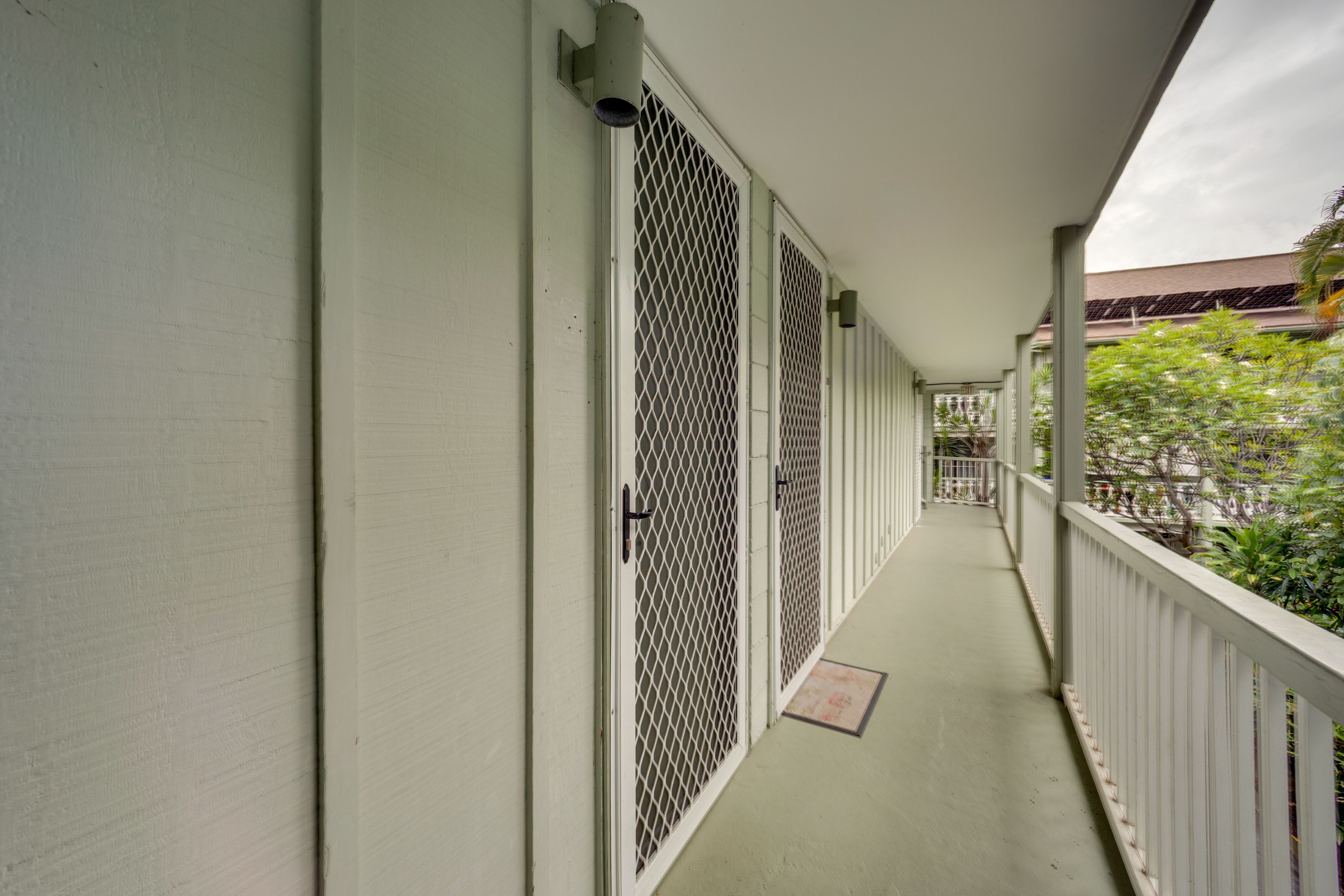 Studio Exterior | 2nd-Floor Unit | Close to Pool