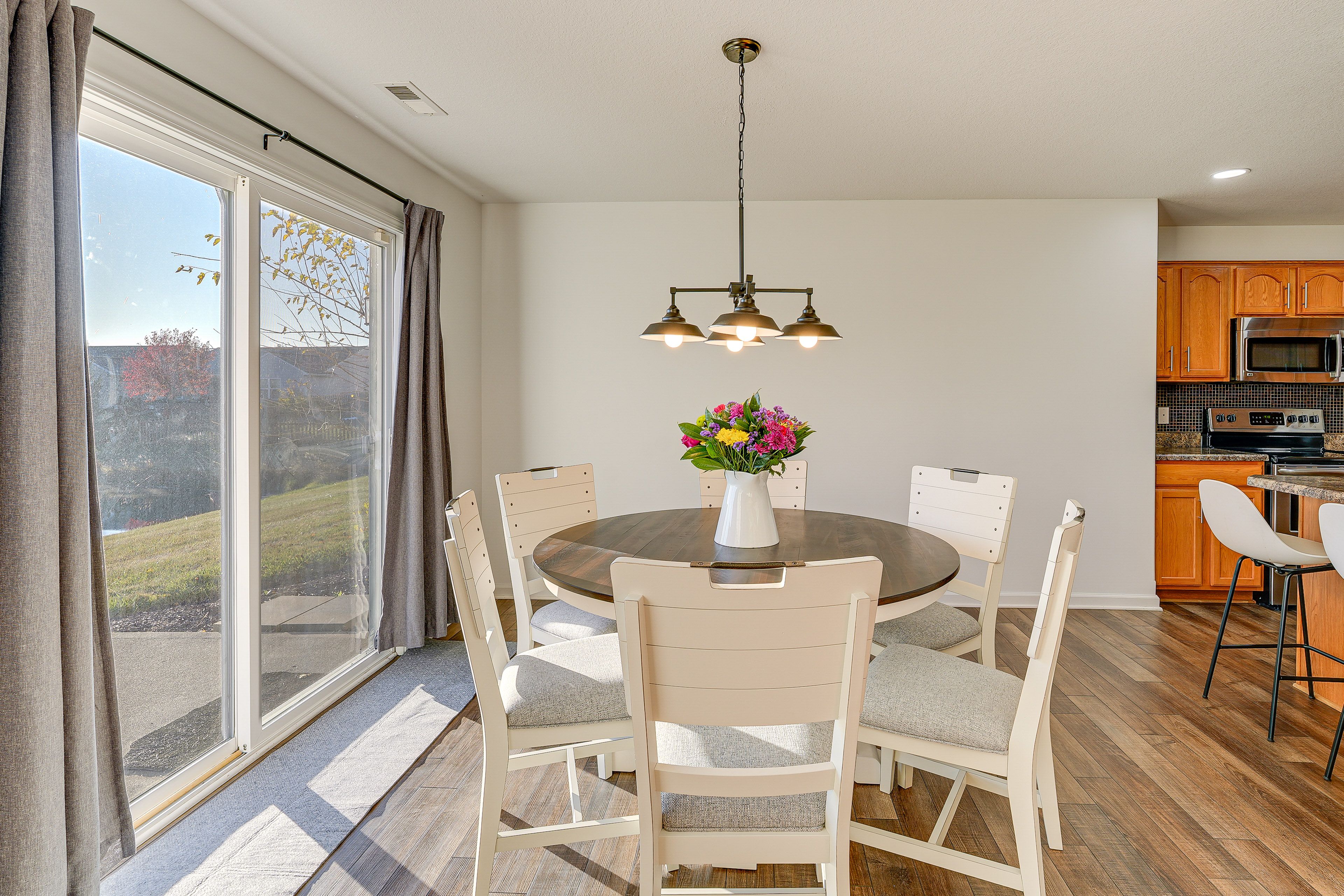 Dining Area | Water Views | Single-Story Home