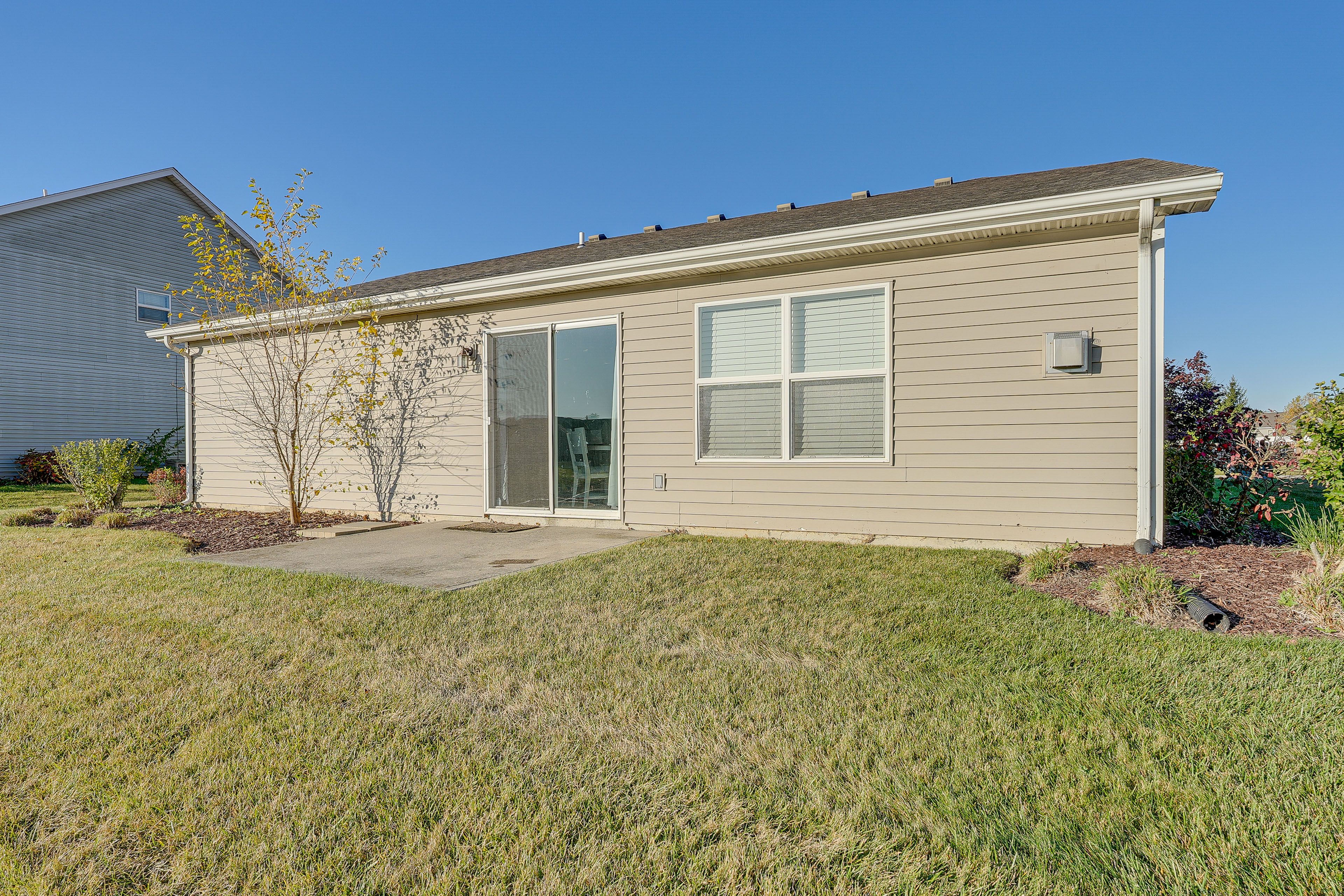 Exterior | Patio | Private Yard w/ Pond Views