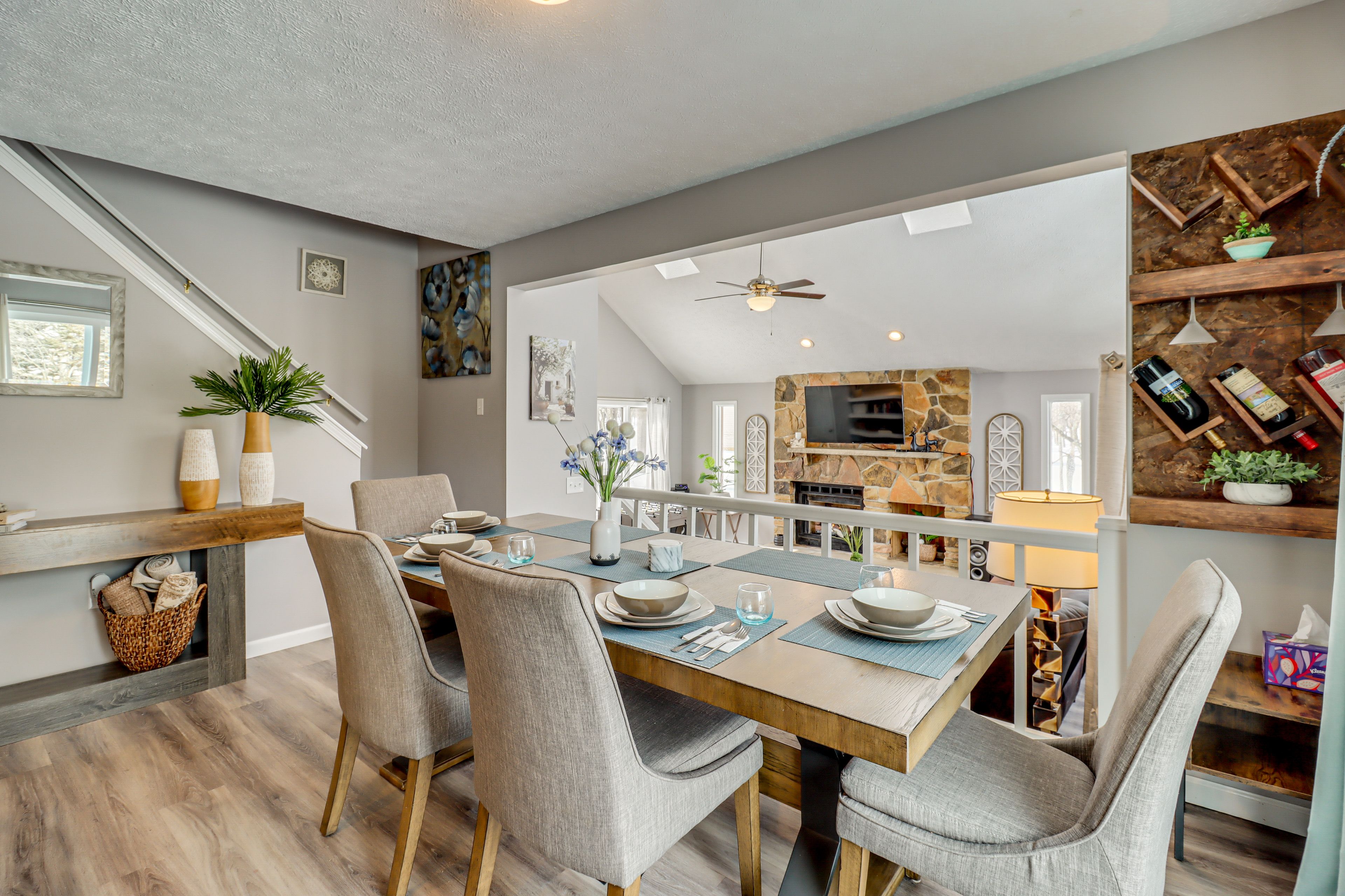 Dining Area | Dishware & Flatware | Main Level