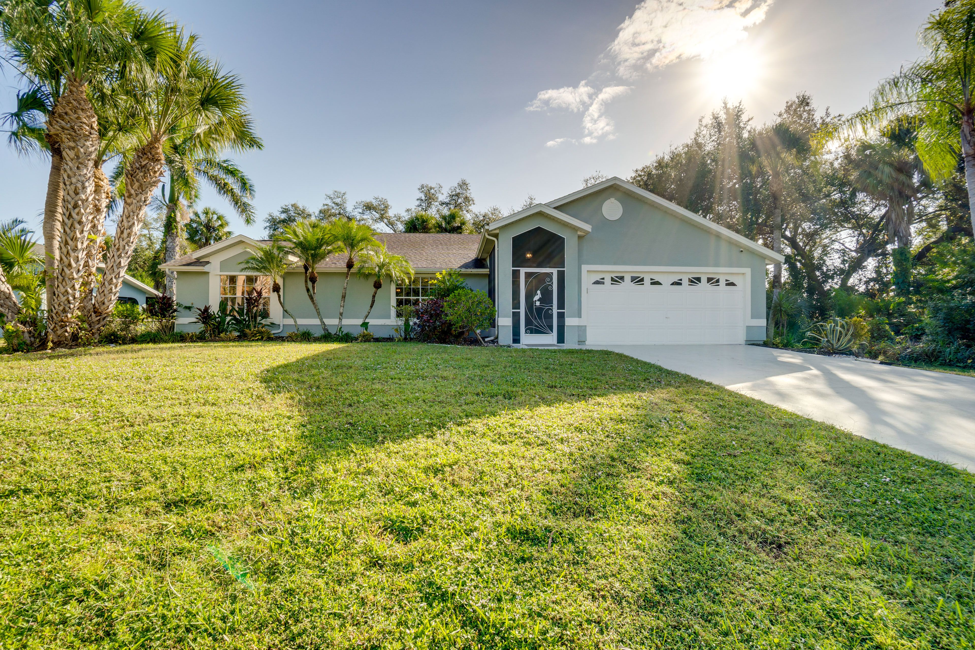 Exterior | Single-Story House | 4 Mi to Port Charlotte Beach Park