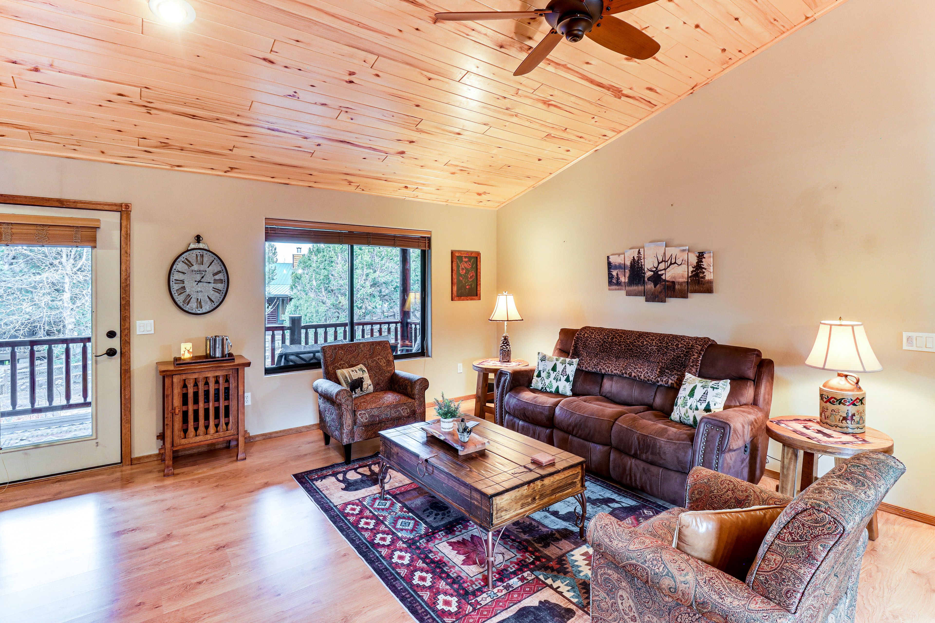 Show Low Vacation Rental | 2BR | 2BA | 1,200 Sq Ft | 2 Steps to Enter