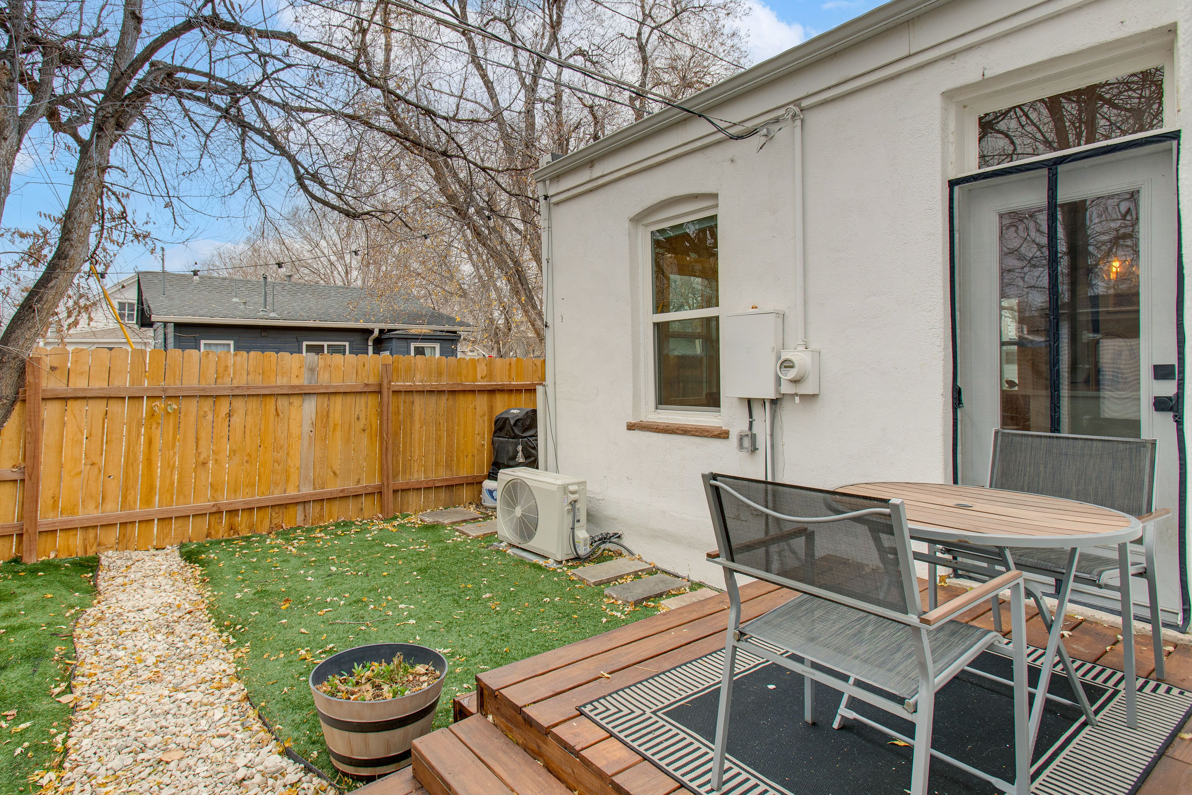 Private Backyard Area | Single-Story Townhome