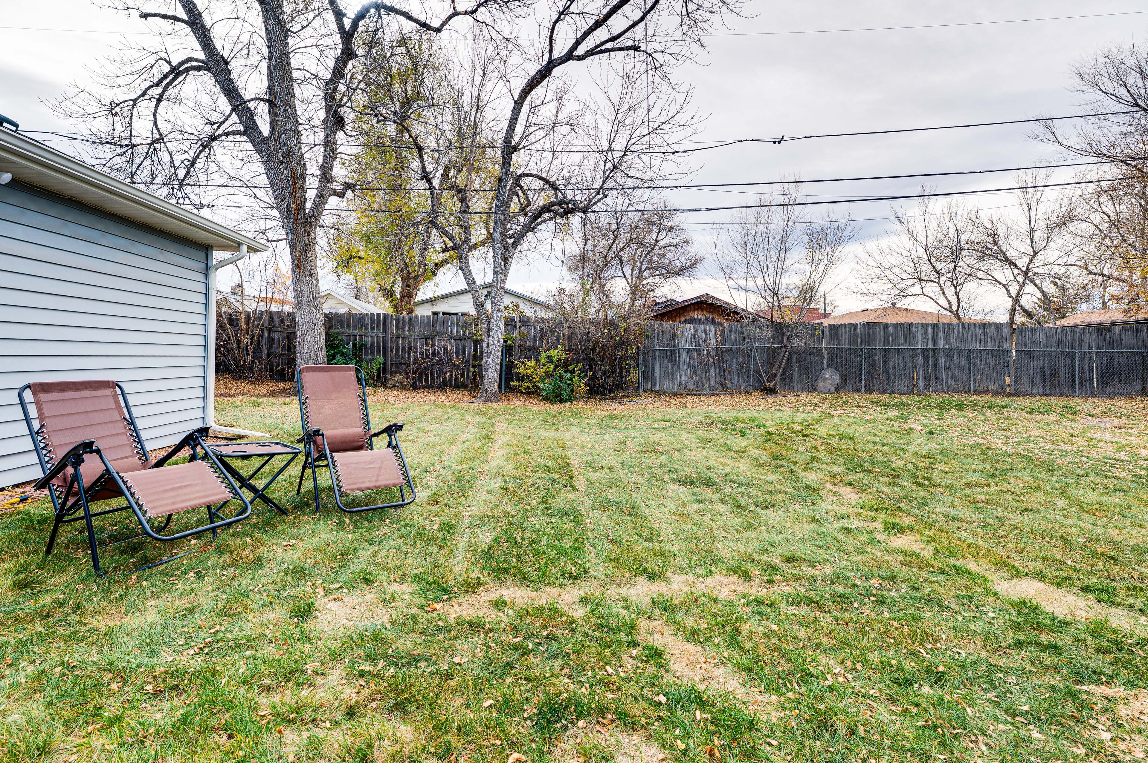 Fenced Backyard | Croquet Set