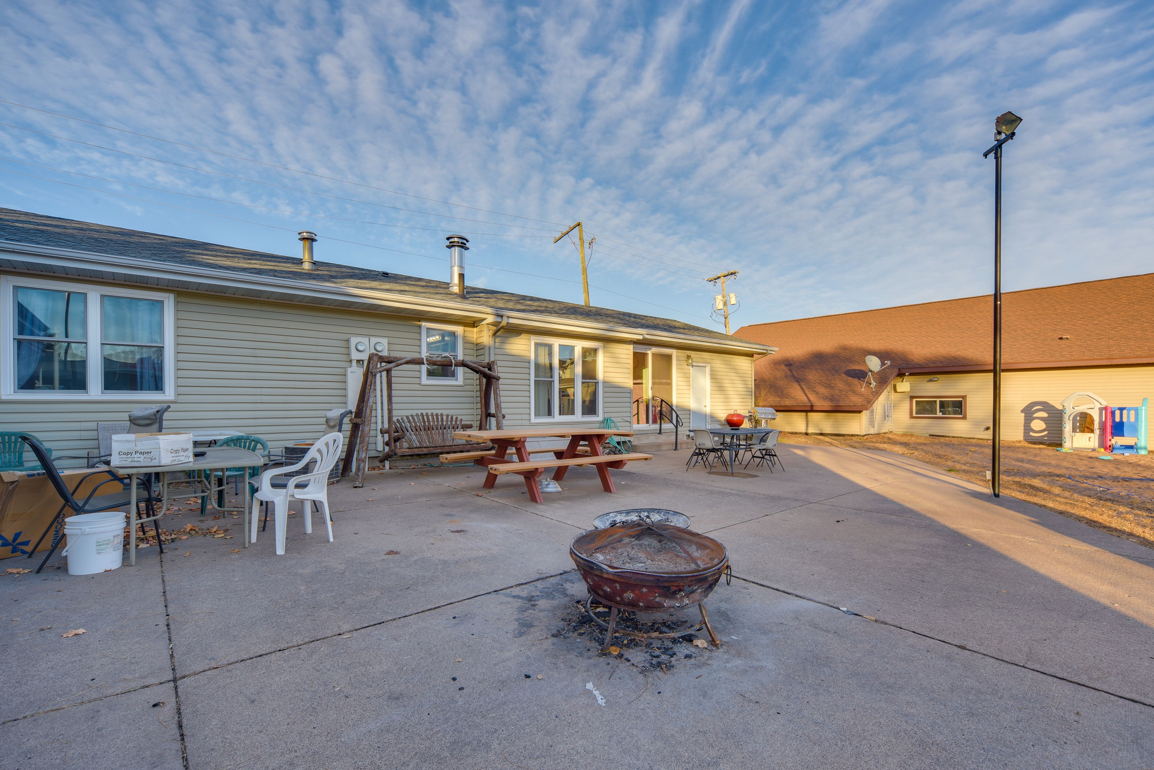 House Exterior | Shared Patio | 2 Dining Areas | Gas & Charcoal Grills