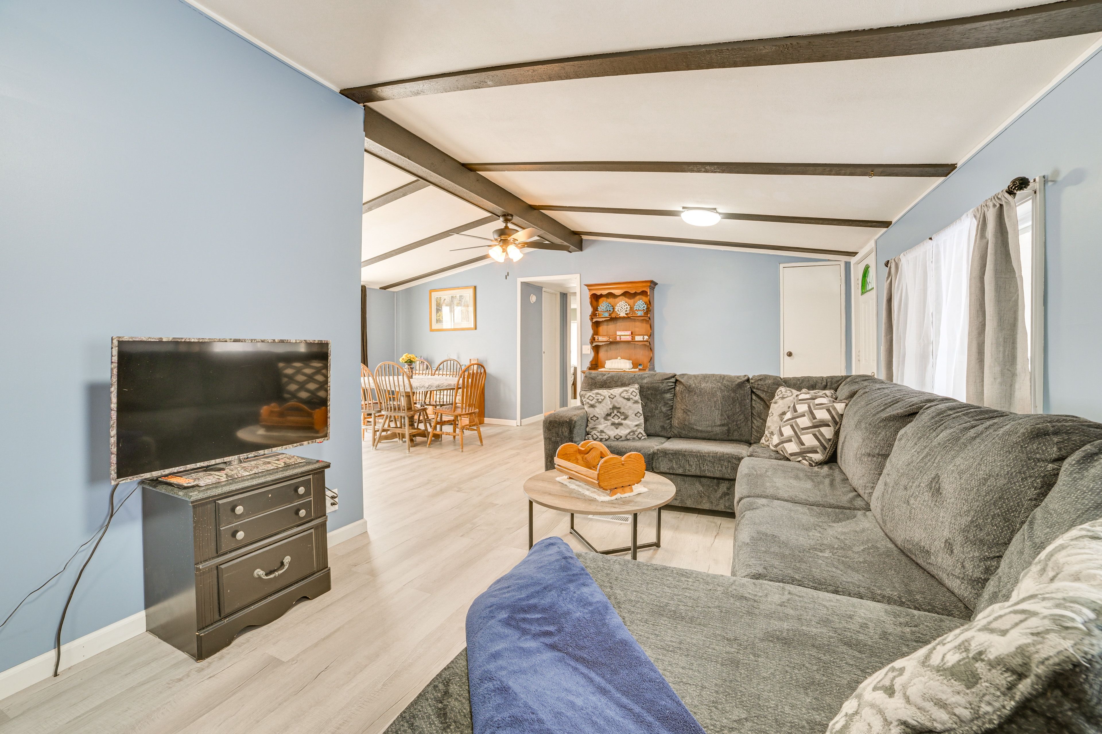 Gaylord Vacation Rental | 3BR | 2BA | 1,155 Sq Ft | 3 Steps to Enter