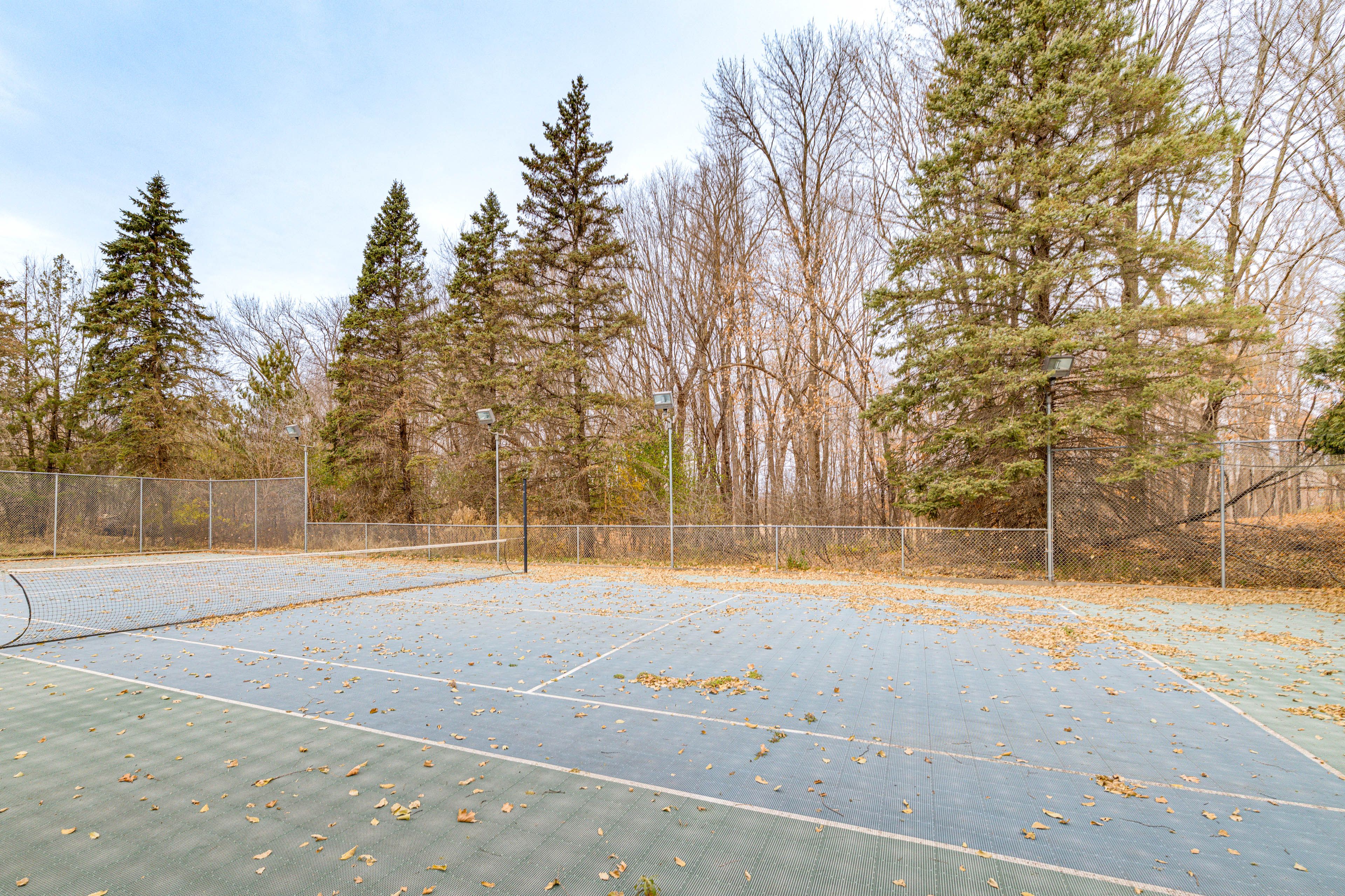 Tennis Court | Sports Court | Basketball Hoop | Pond Views