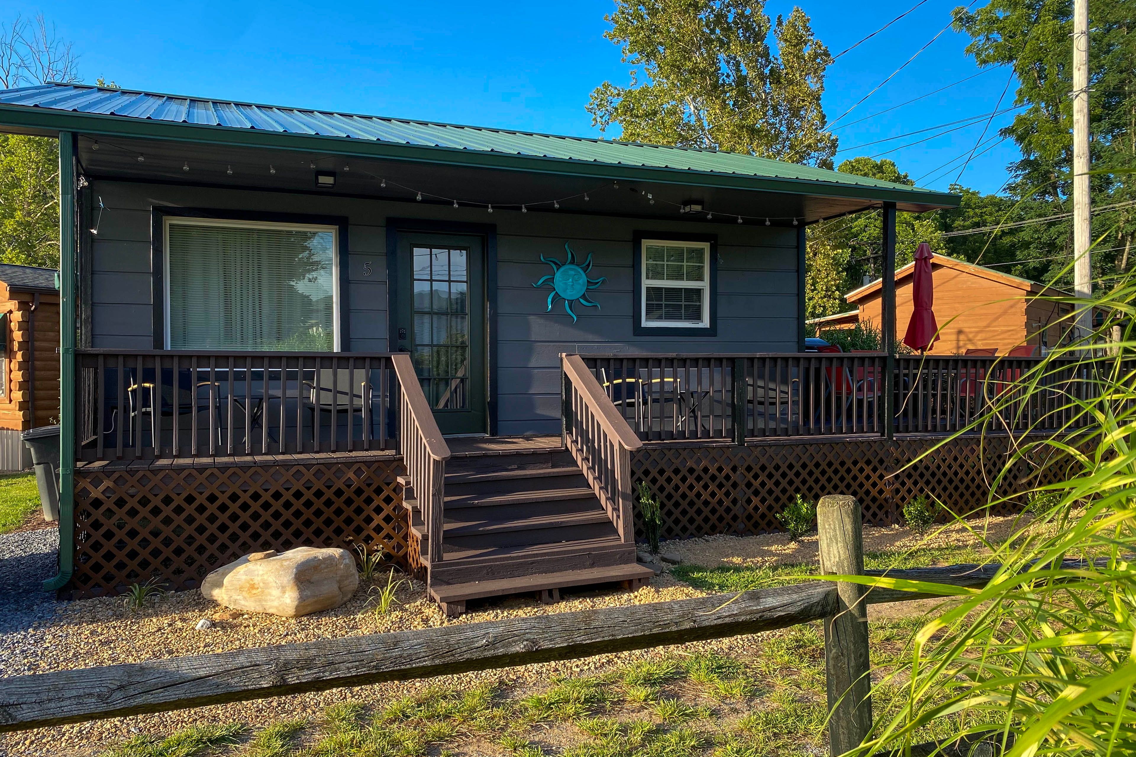 Cabin Exterior (Newly Repainted)