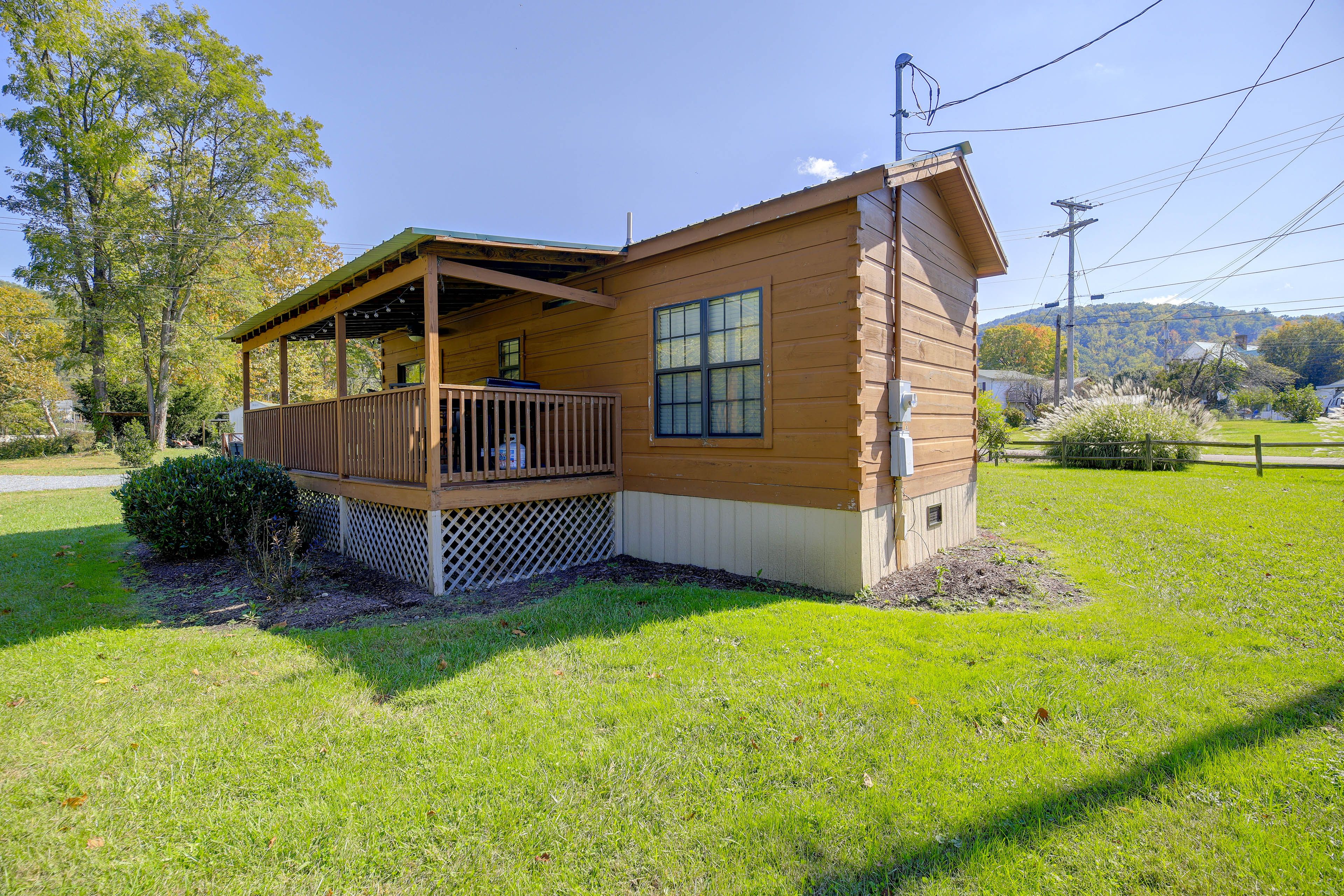 Cabin Exterior | Mountain & Creek Views