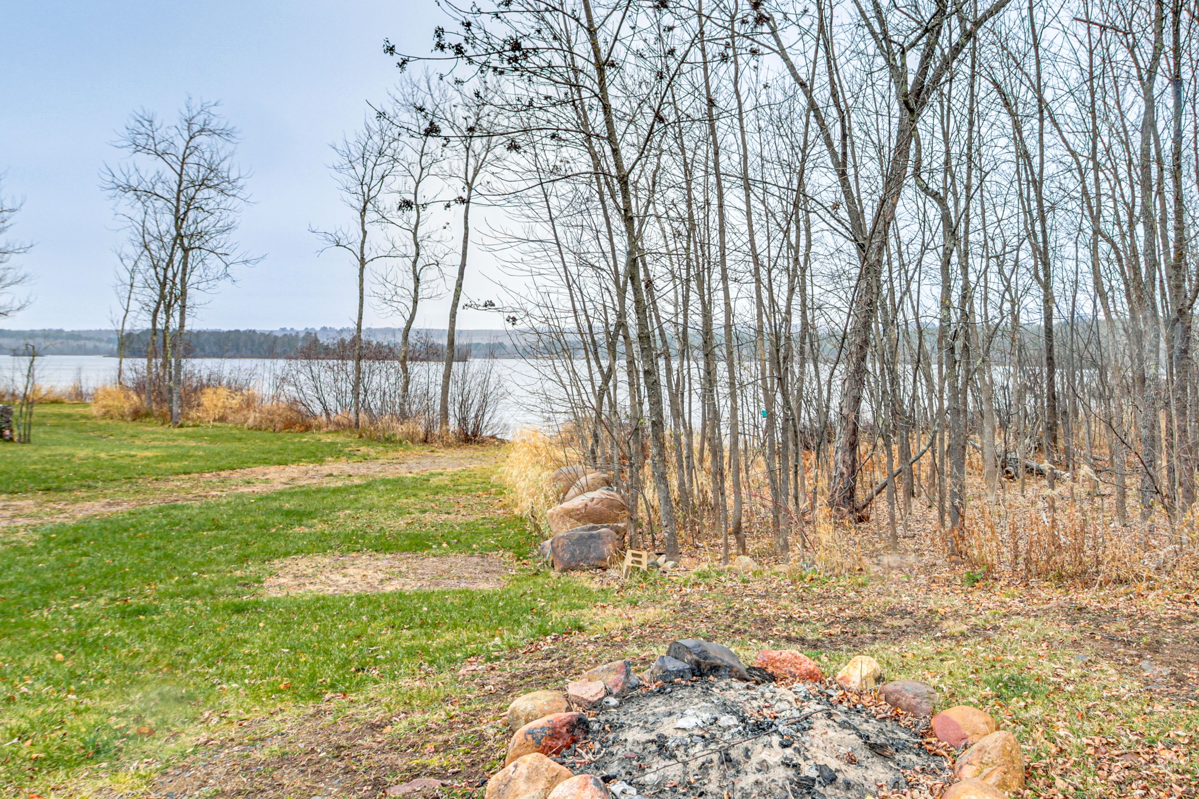 Backyard | Fire Pit | Lake Views