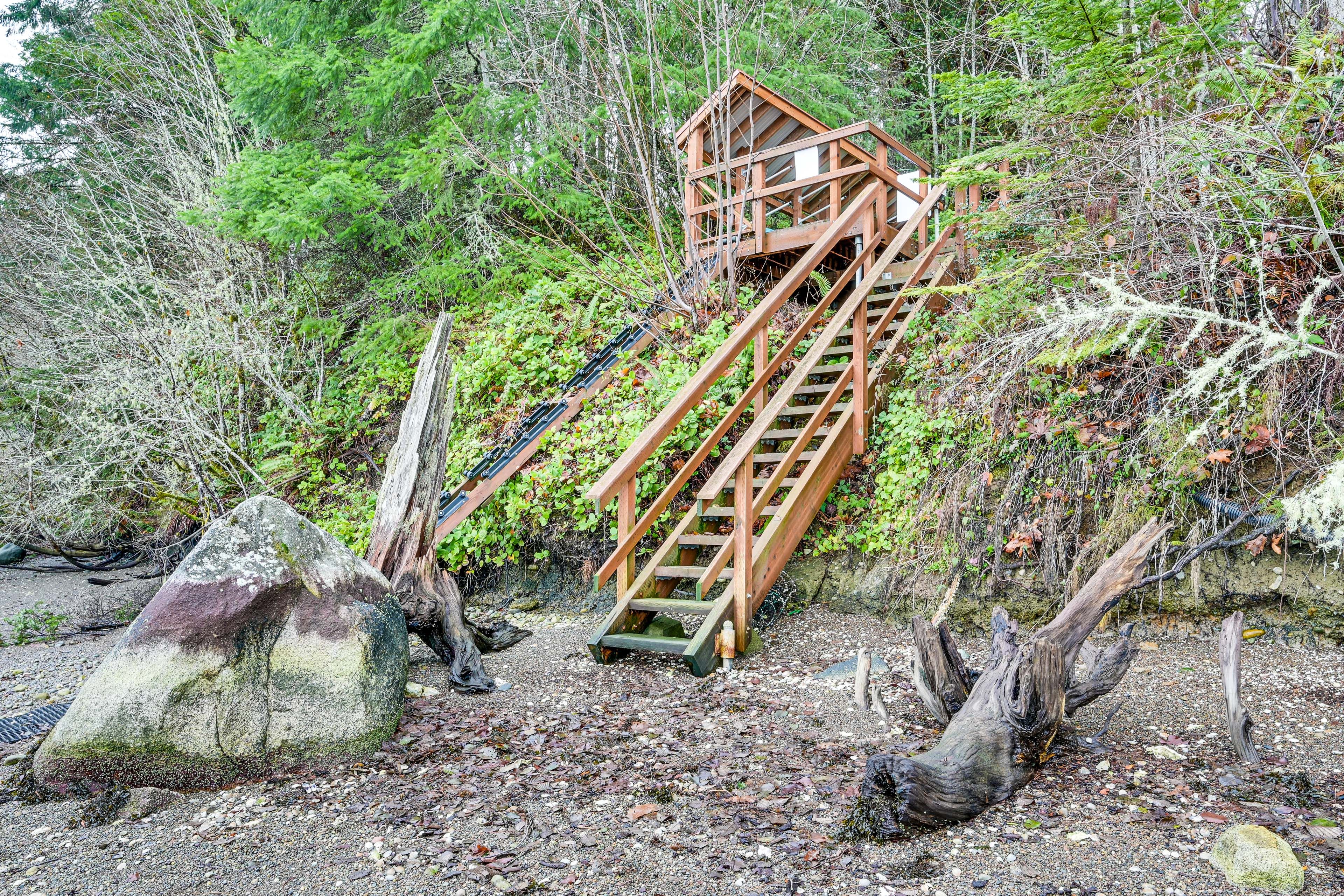 Stairs to Private Beach