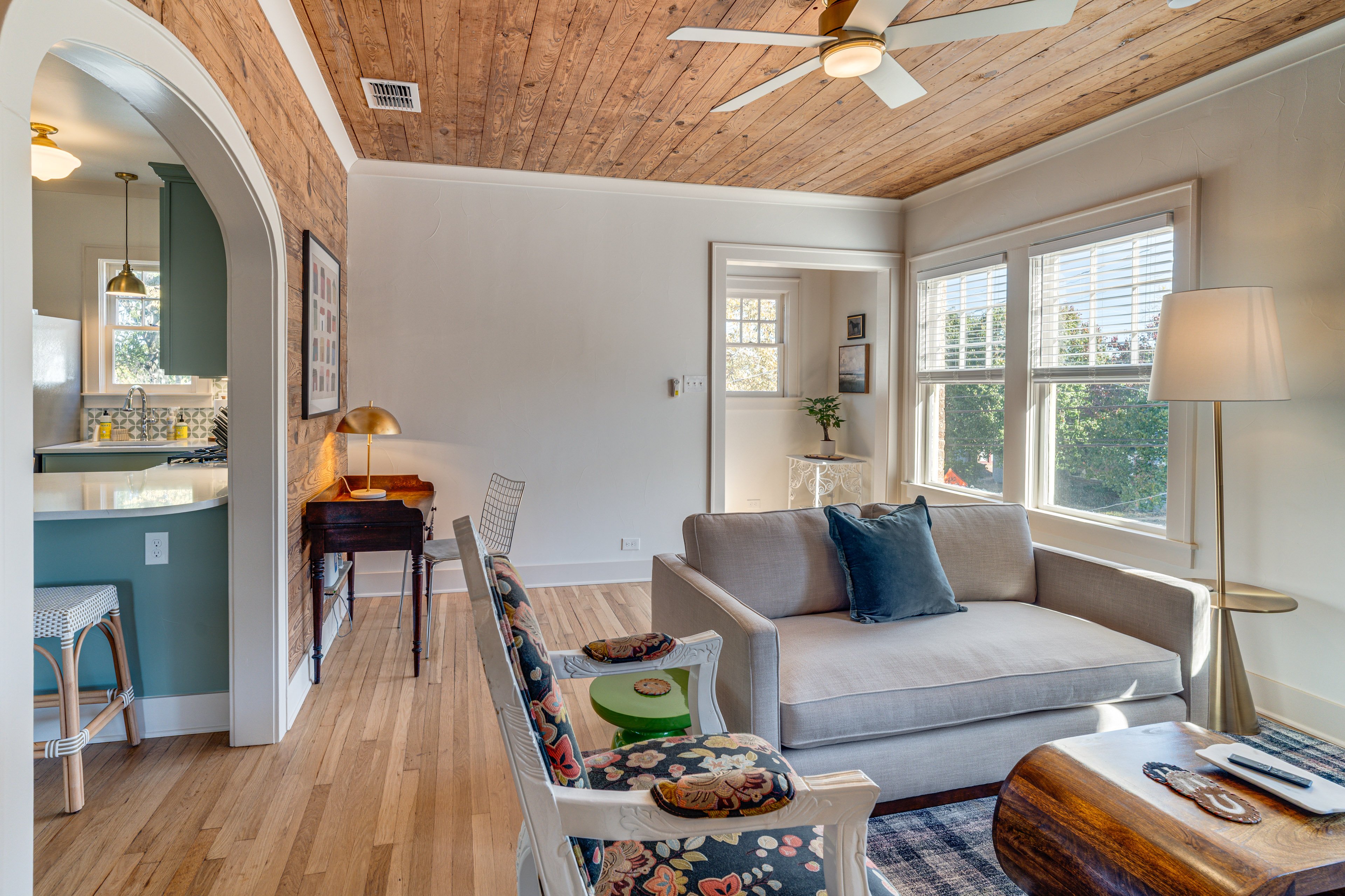 Living Room | Smart TV | Laptop-Friendly Workspace