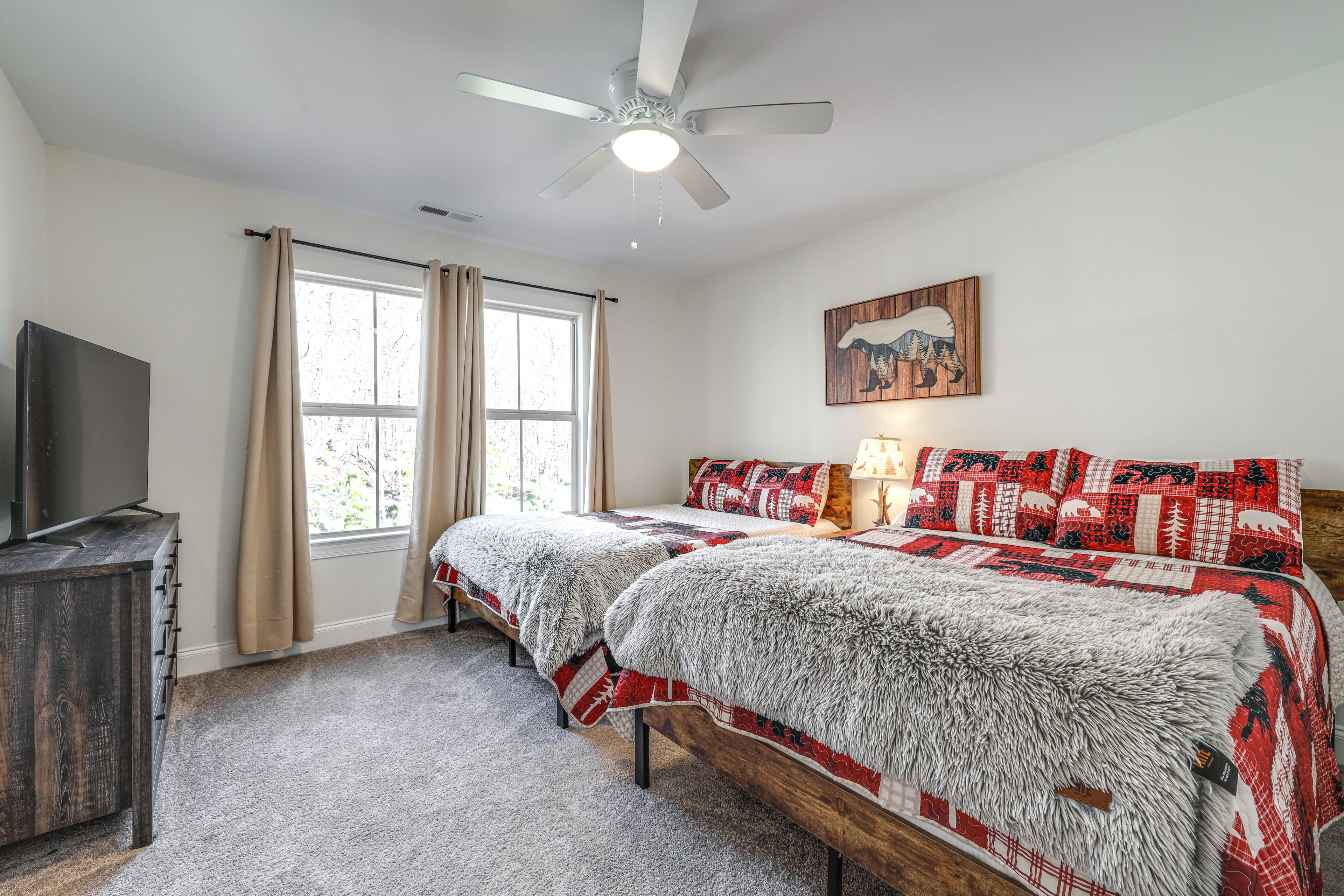 Bedroom 4 | Upper Level | 2 Full Beds