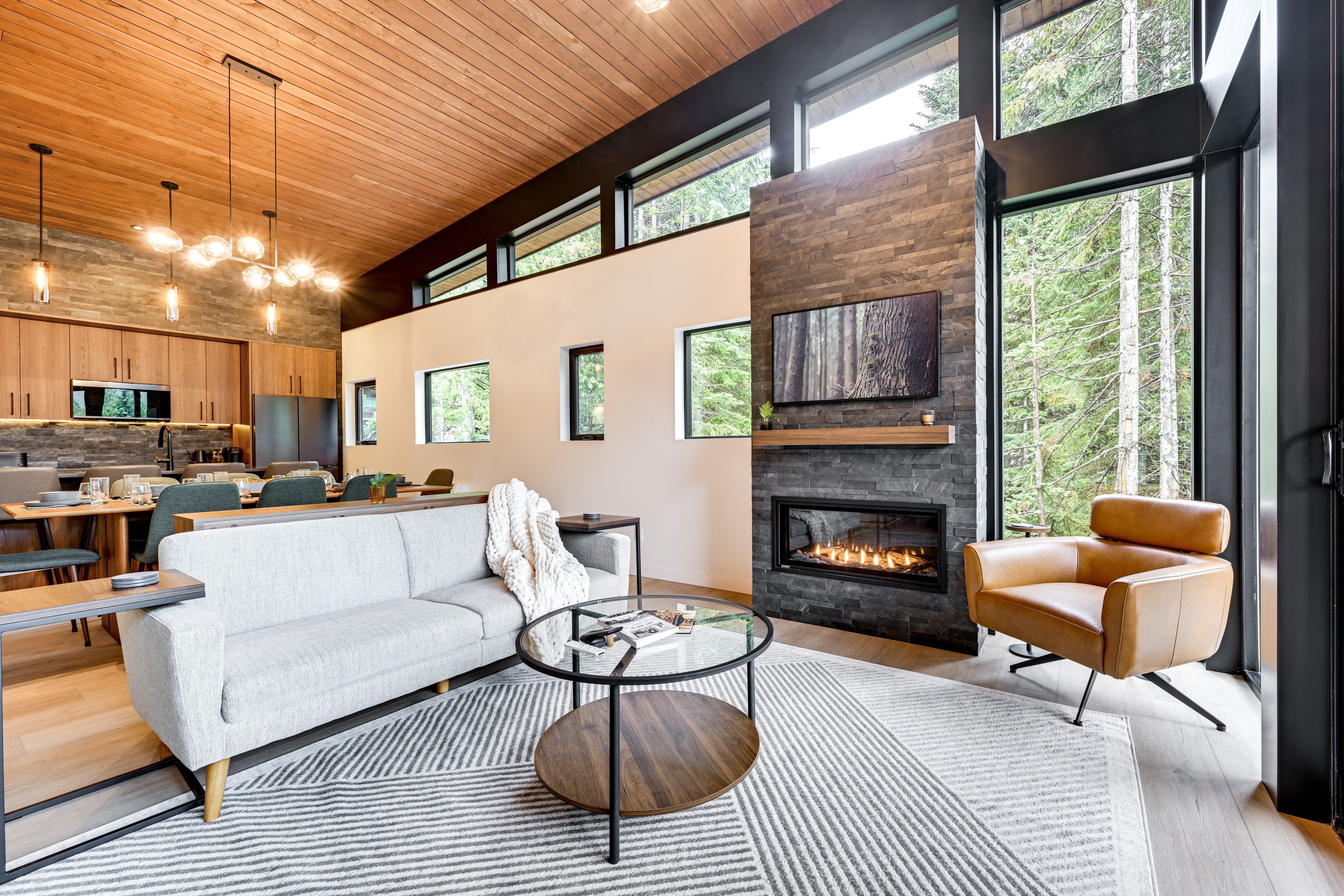 Living Room | Fireplace | Smart TV | 3rd Floor